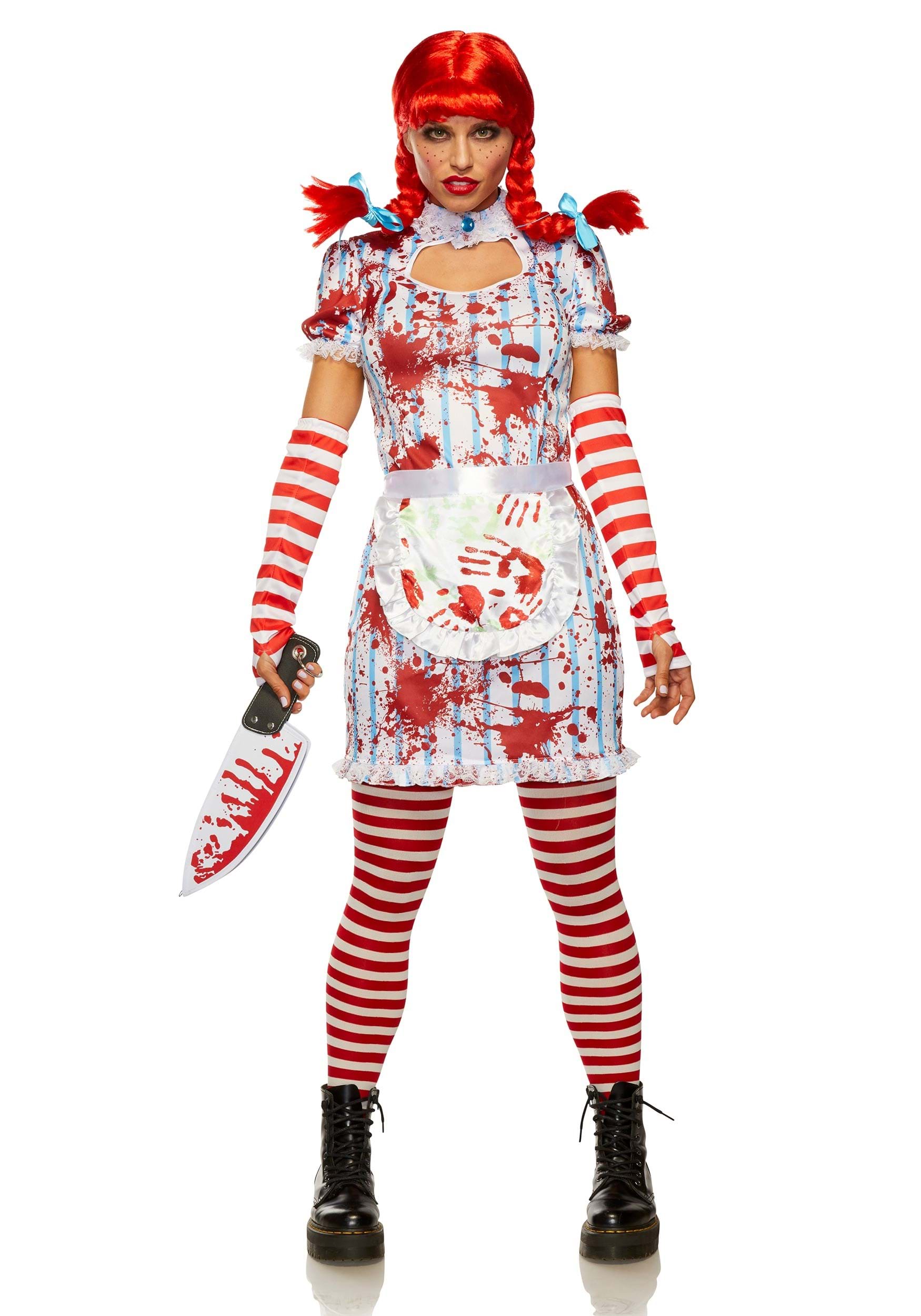 Evil Fast Food Girl Womens Costume