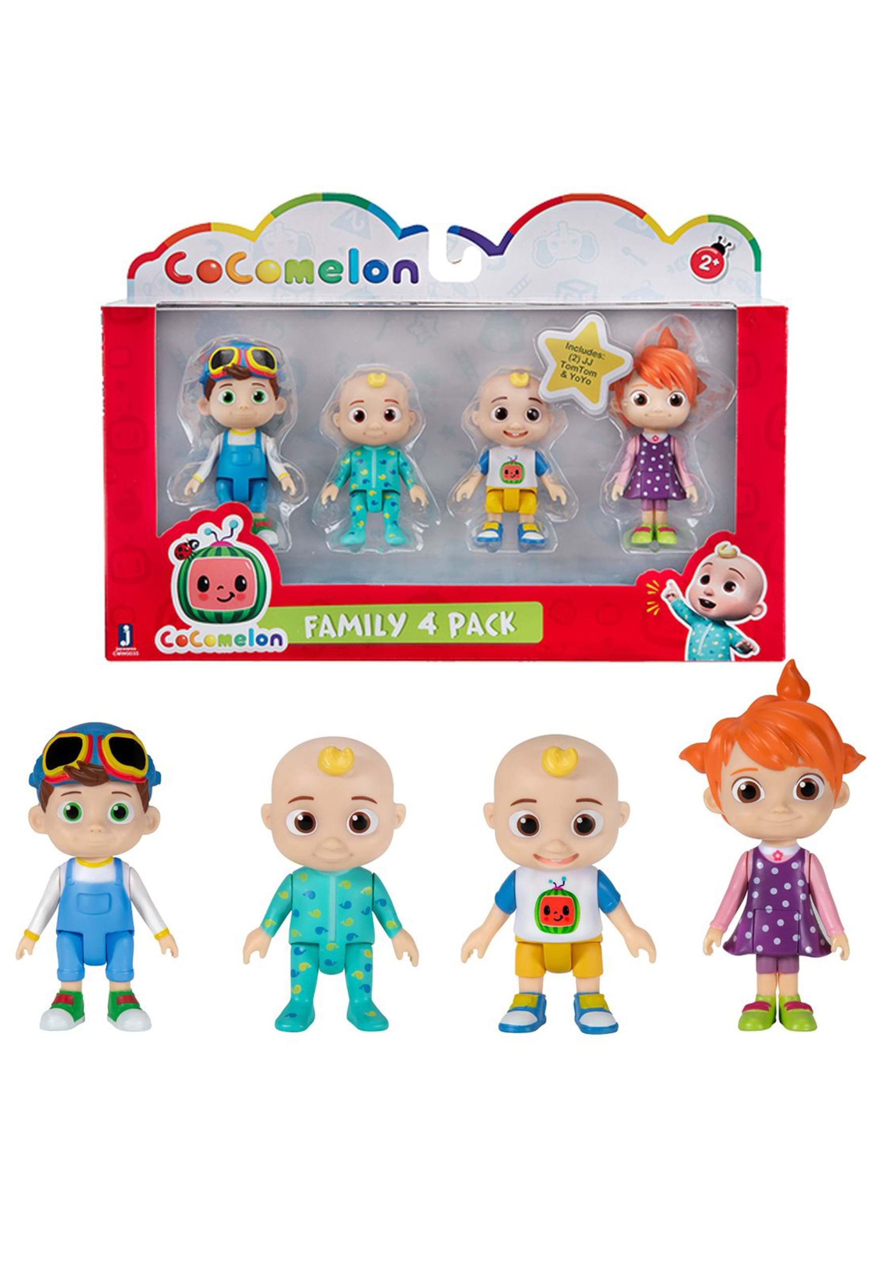 4 Figure Family CoComelon Pack Set