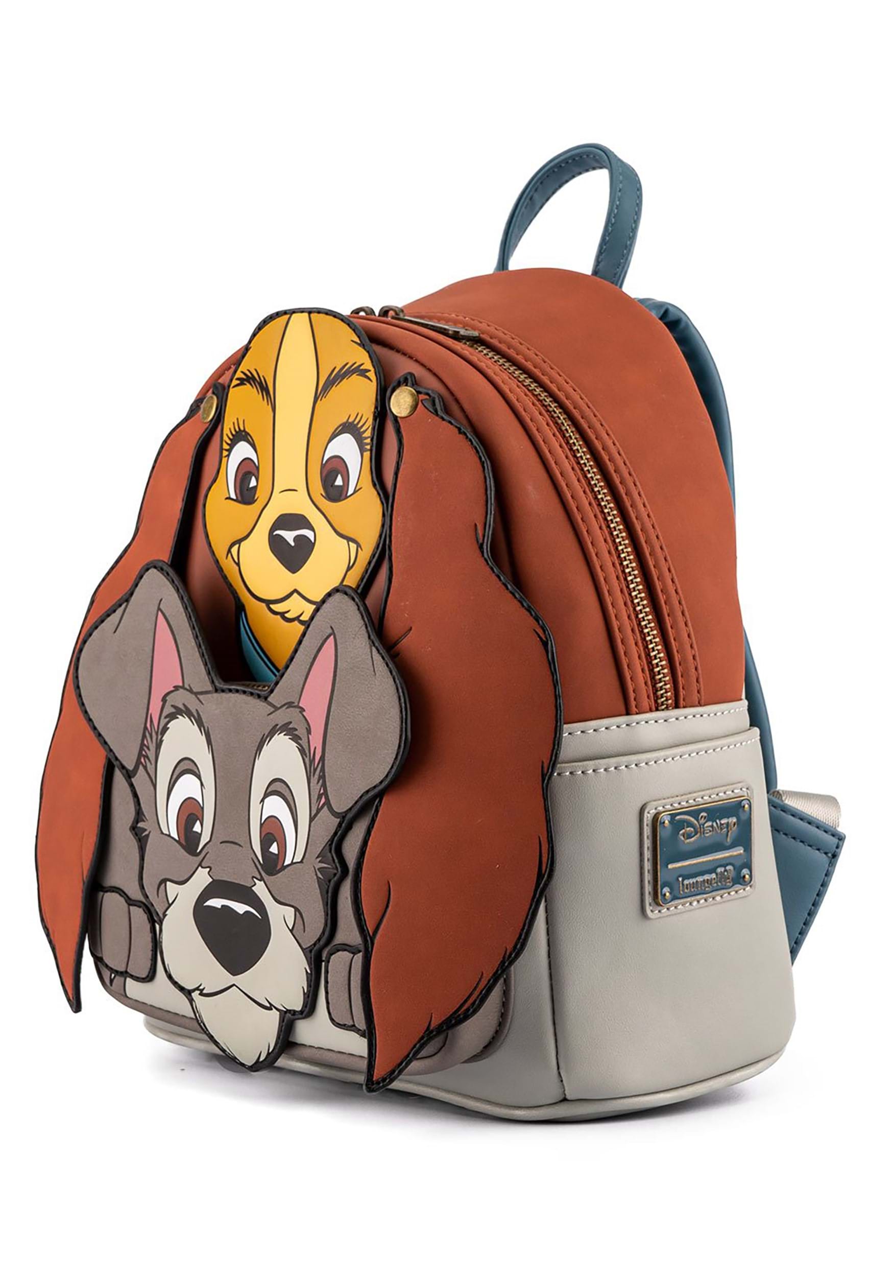 Official Loungefly Disney The Lady and The Tramp Mini Backpack Bag Rucksack 