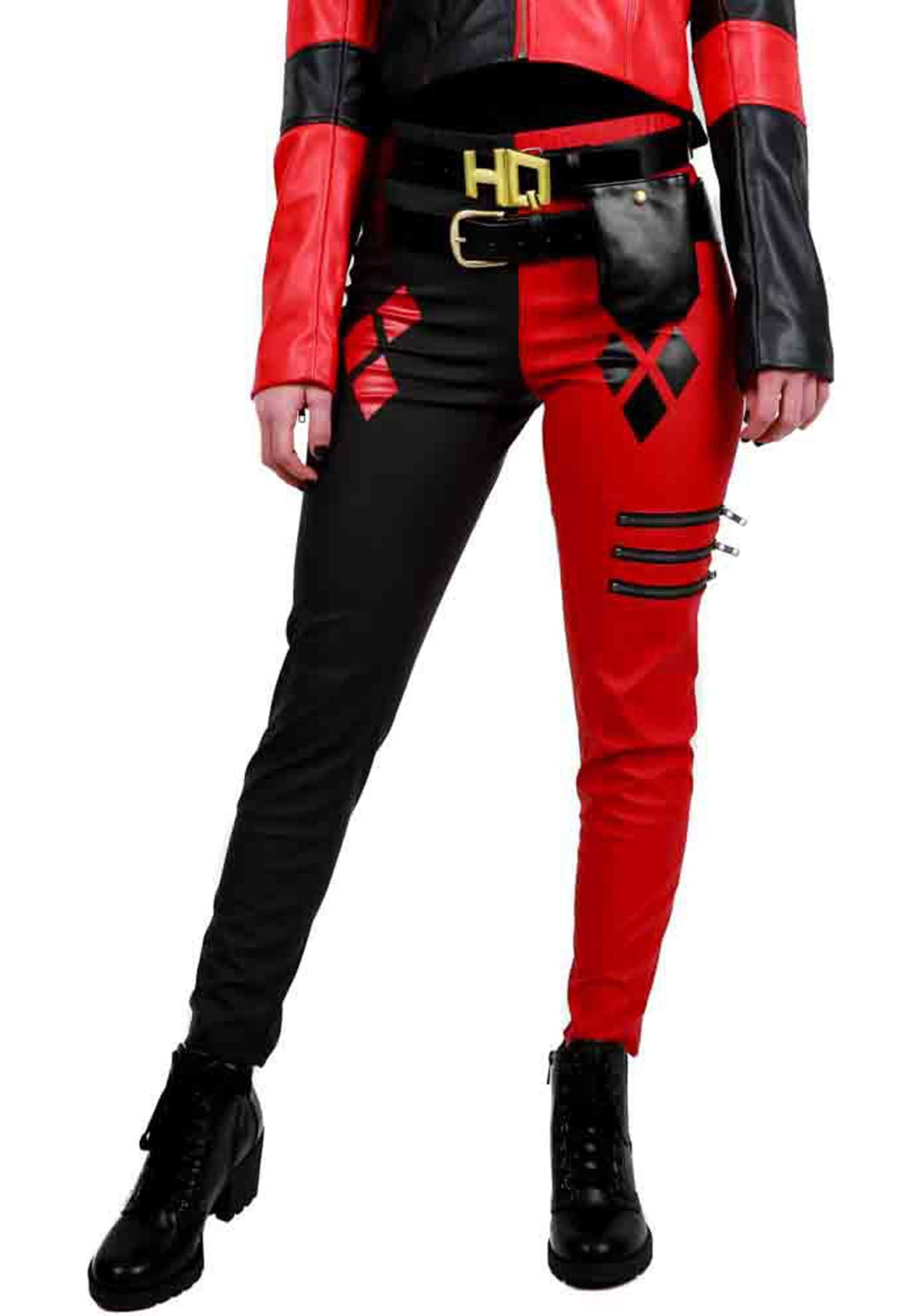 Harley Quinn Black and Red Leggings – REAL INFINITY WAR