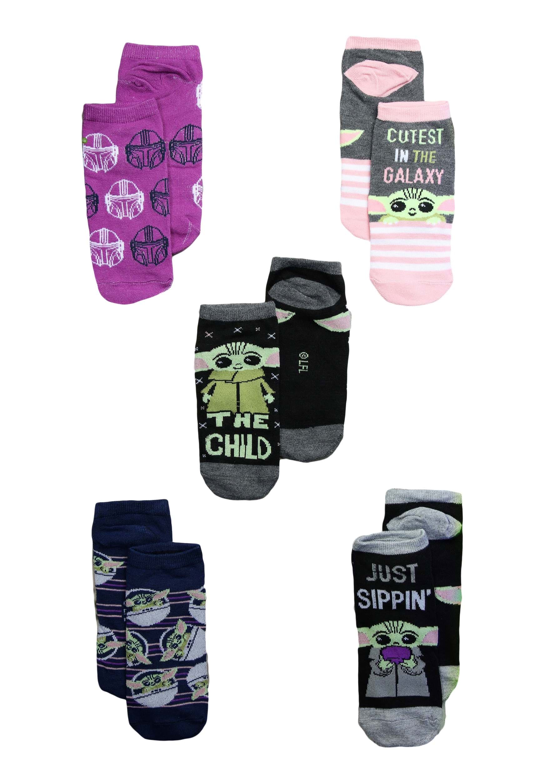 5 Pack The Child Socks for Ladies