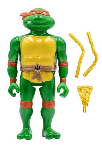 TMNT ReAction Michelangelo with Carry Case