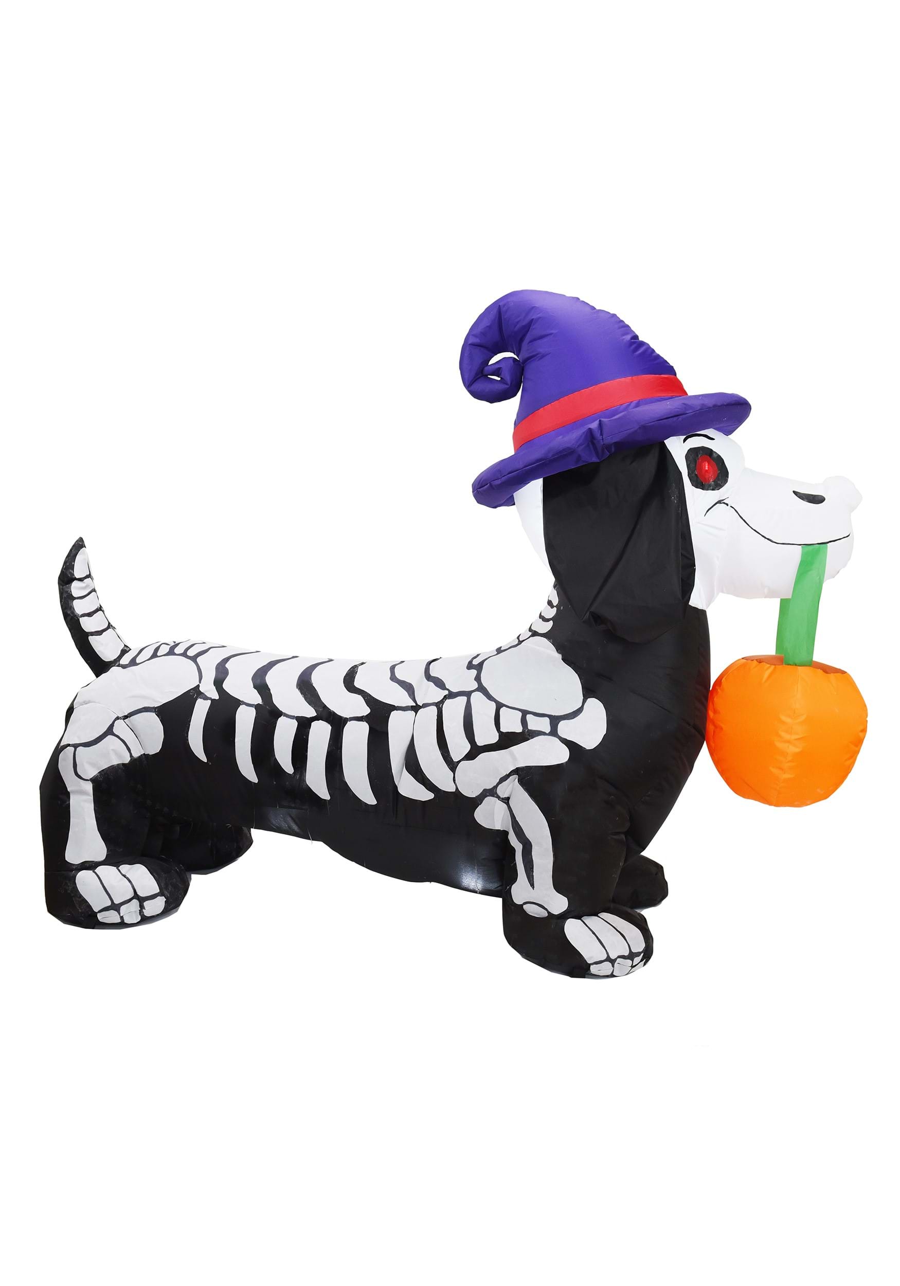 Inflatable 5FT Wiener Dog Skeleton Halloween Decoration