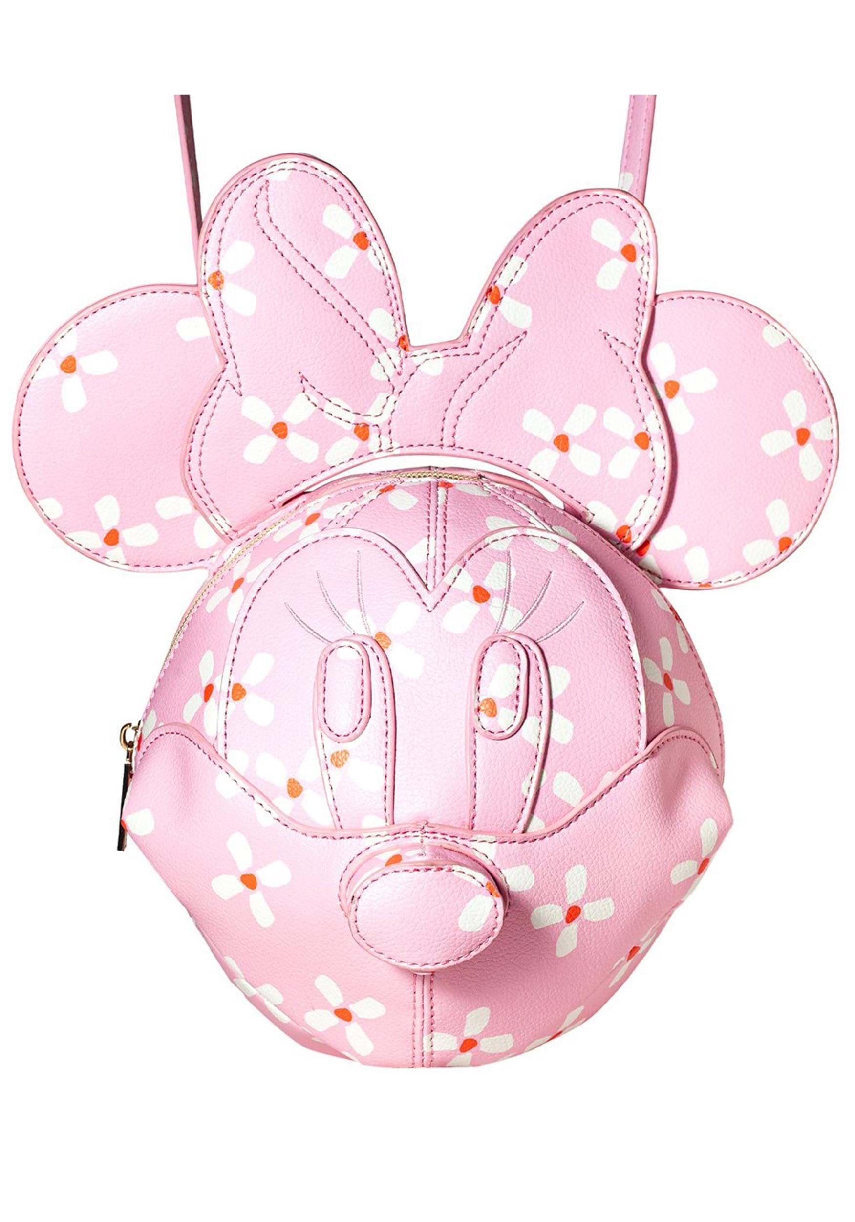Danielle Nicole 3-D Minnie Mouse Head Crossbody Bag