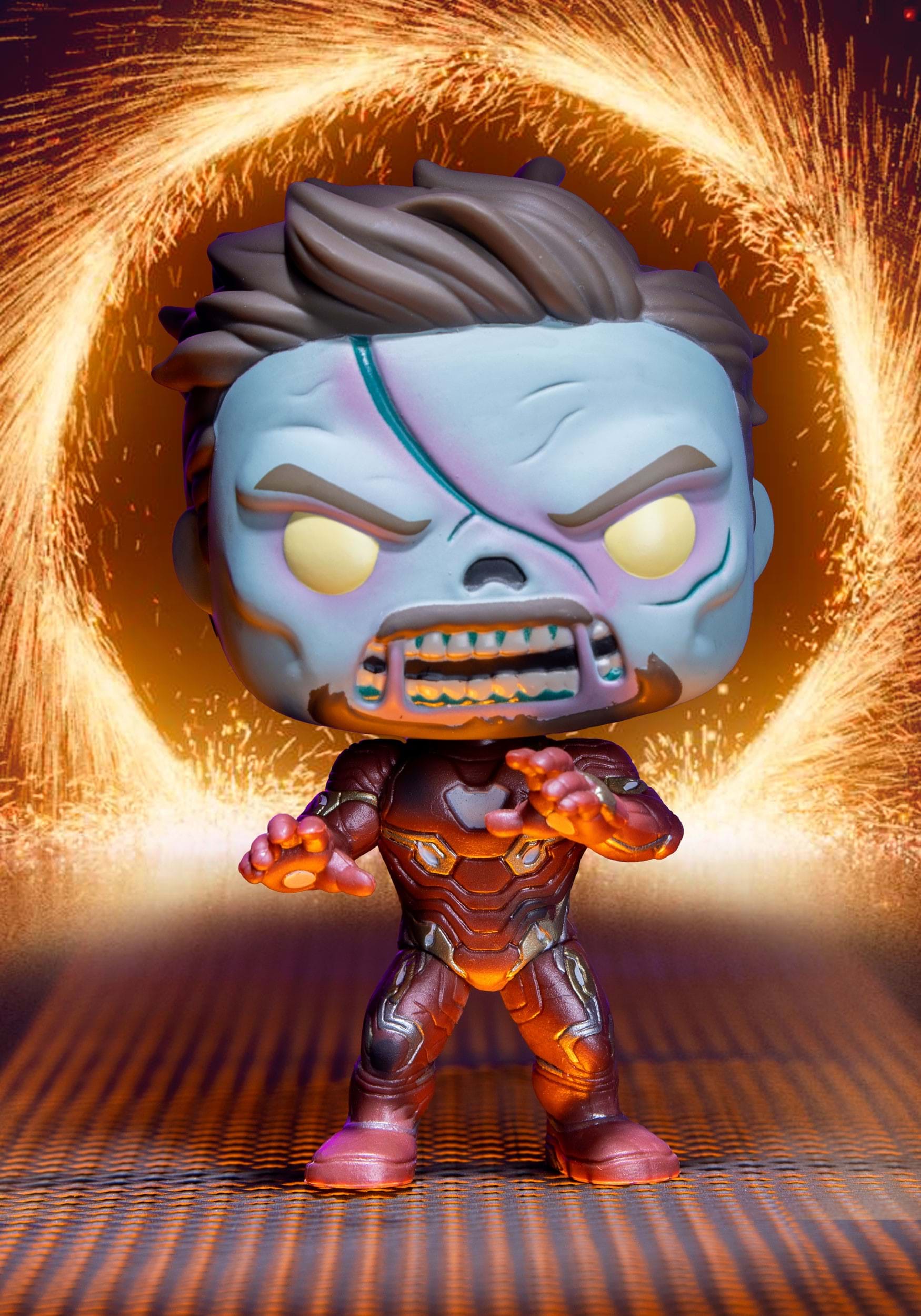 Funko POP! Marvel: What If - Zombie Iron Man Figure