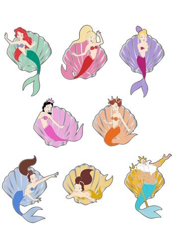 Loungefly Disney Little Mermaid Shells Blind Box Pins