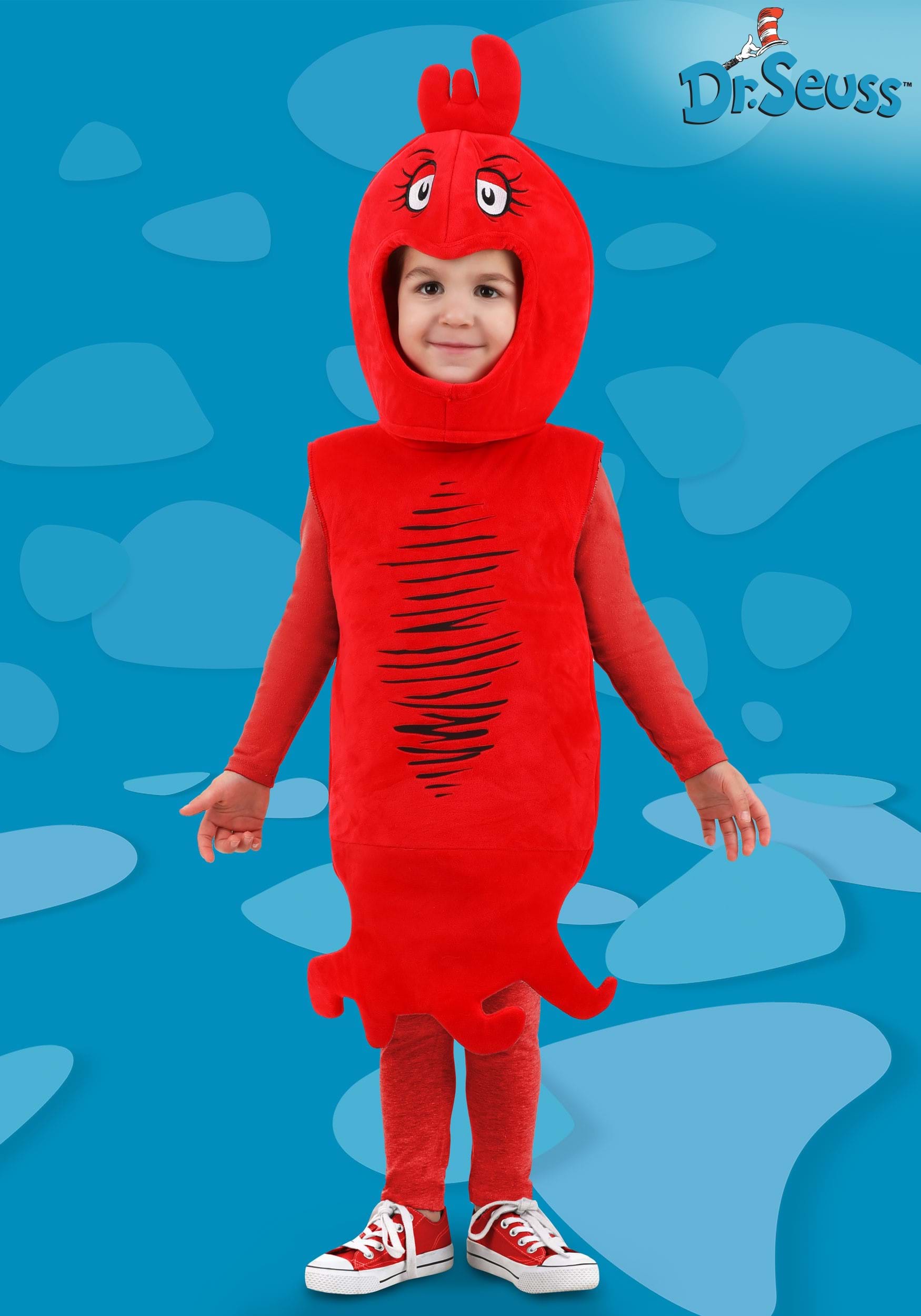Dr. Seuss Toddler Red Fish Costume