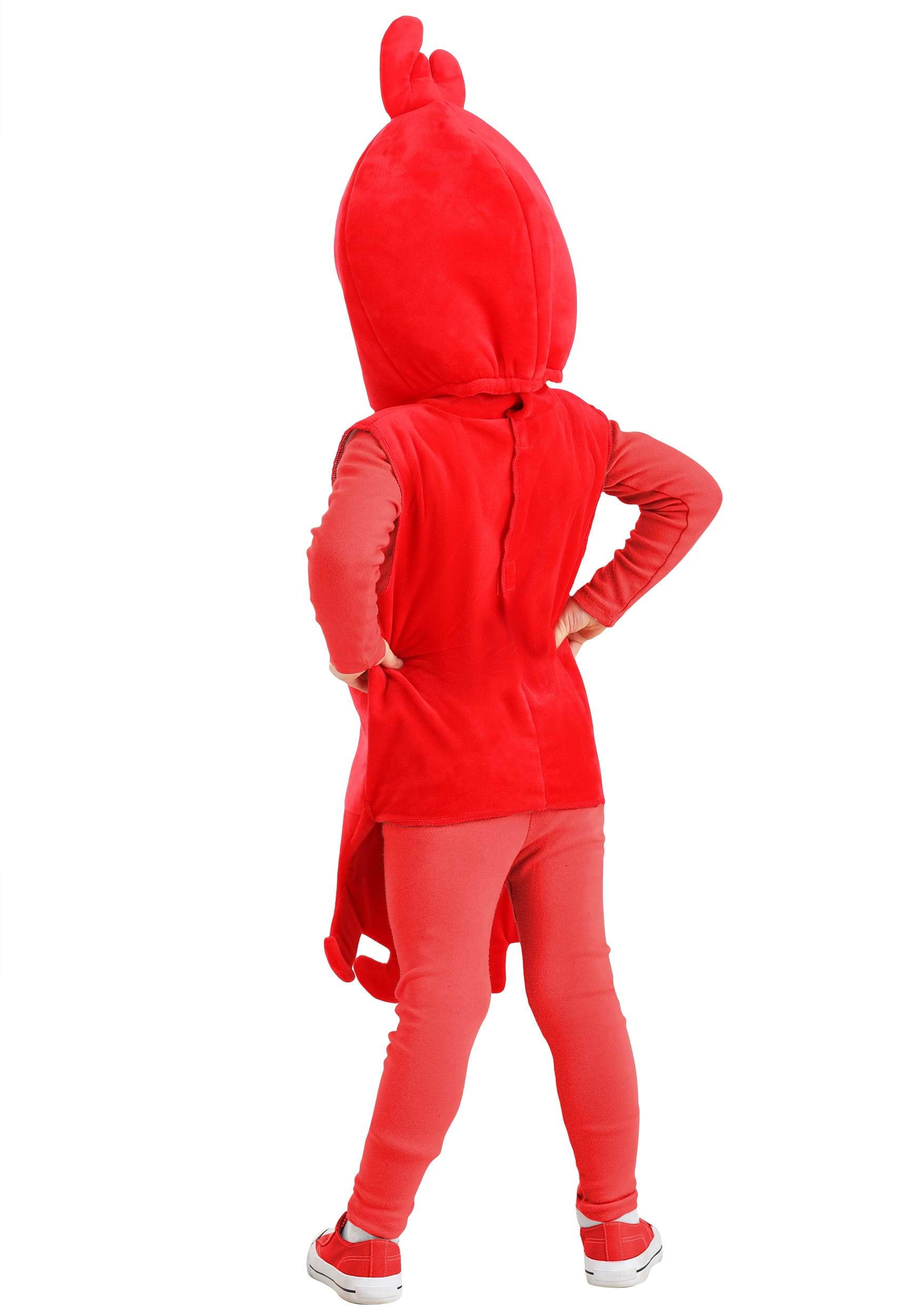 red fishnet costume