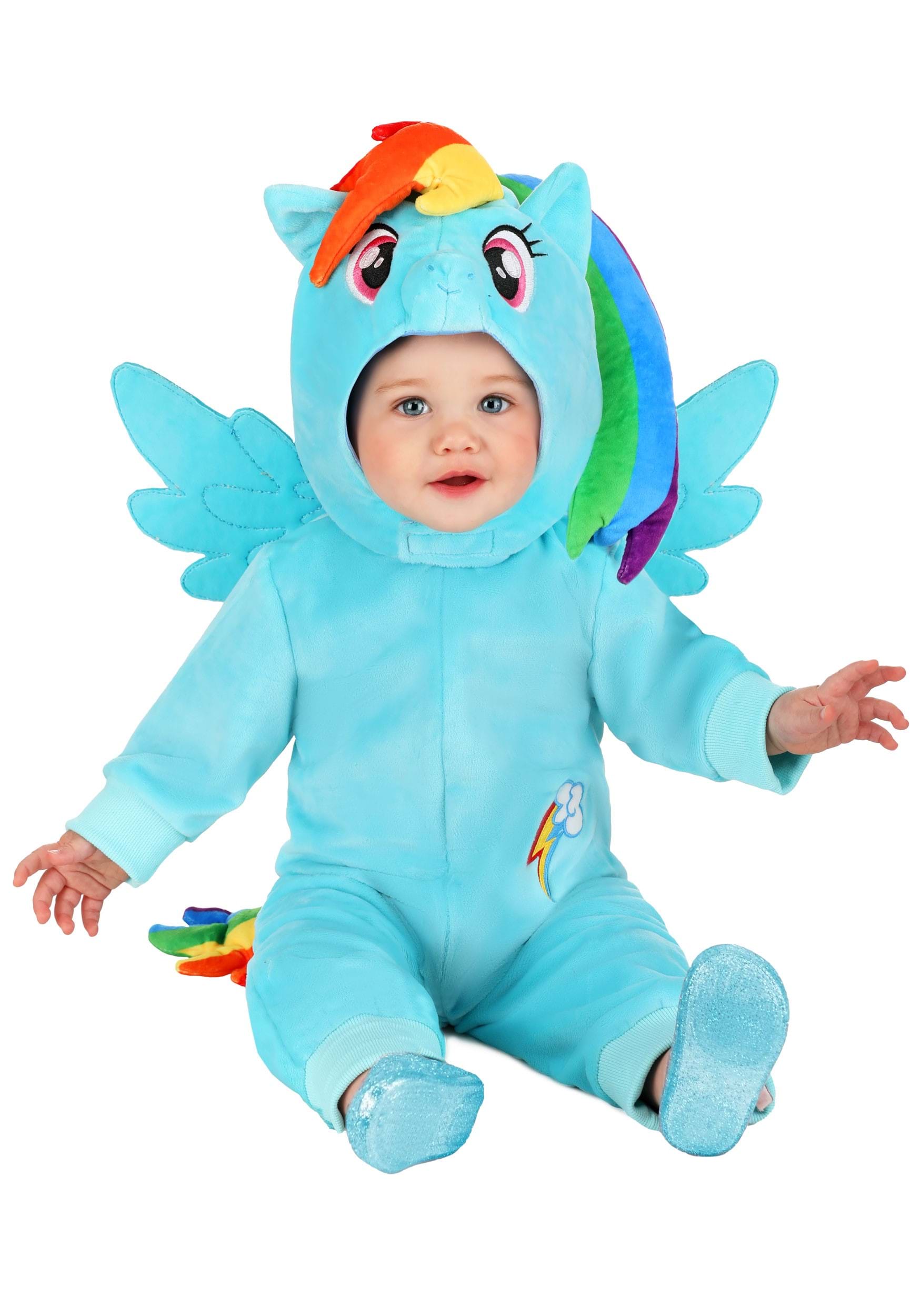 Photos - Fancy Dress Rainbow FUN Costumes  Dash My Little Pony Costume for Infants Blue/Oran 