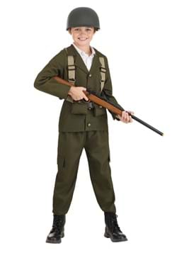 Boys Deluxe WW2 Soldier Costume