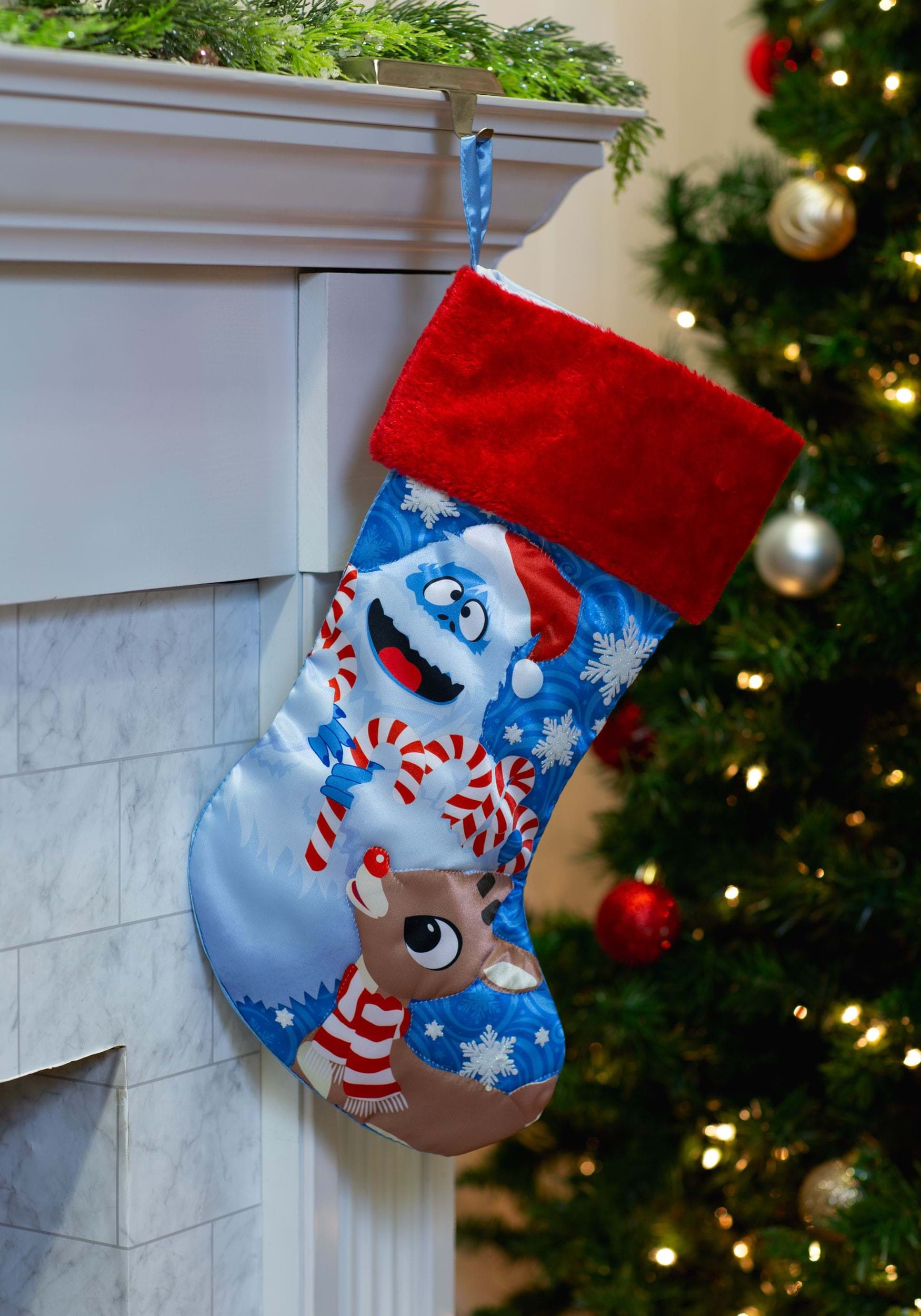 Rudolph the Red-Nosed Reindeer Bumble 19-Inch Printed Stocking