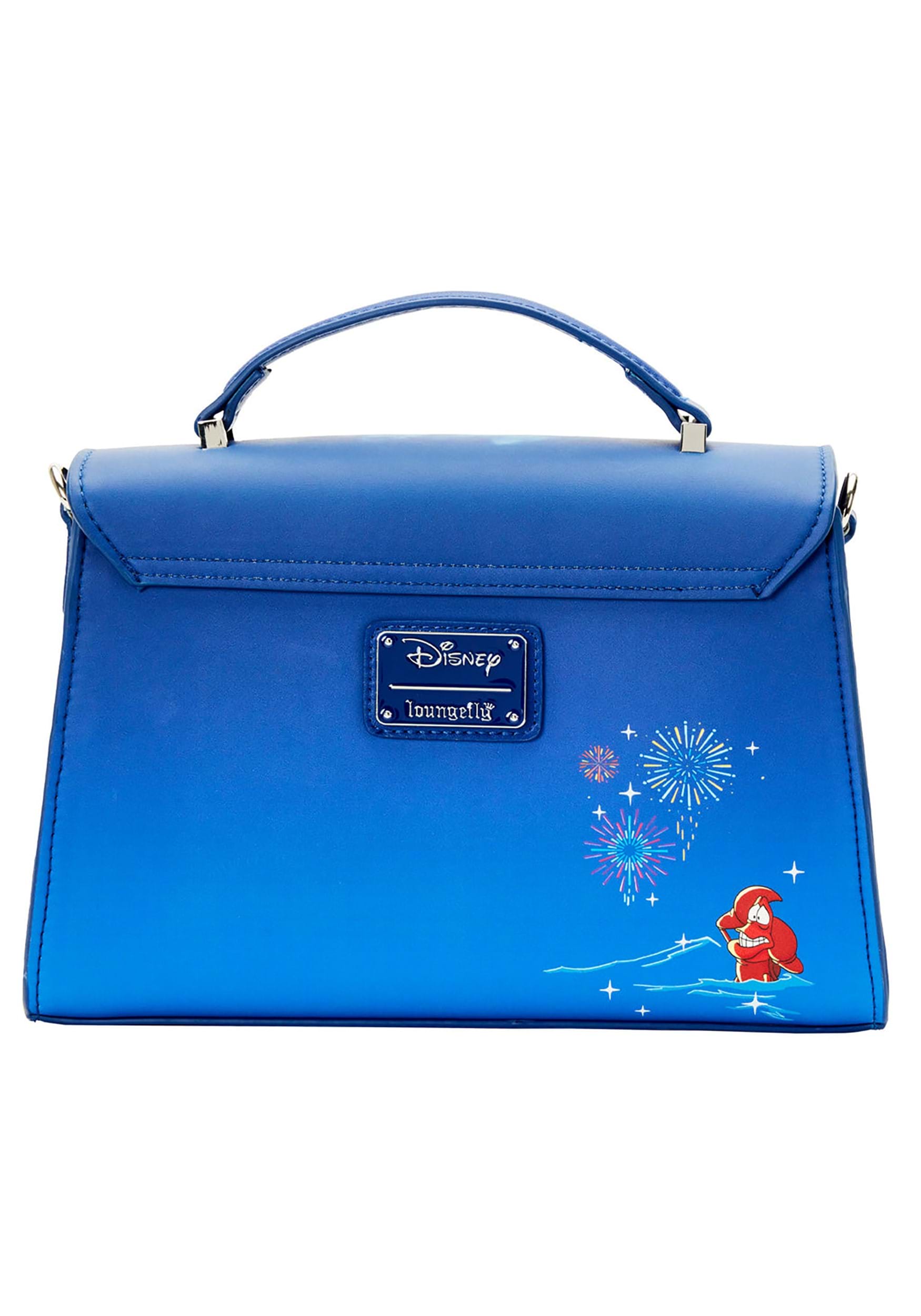 Loungefly Disney Little Mermaid Ariel Castle Womens Double Strap Shoulder  Bag Purse