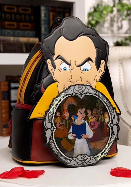 Loungefly Disney Villains Scene Gaston Mini Backpack-1