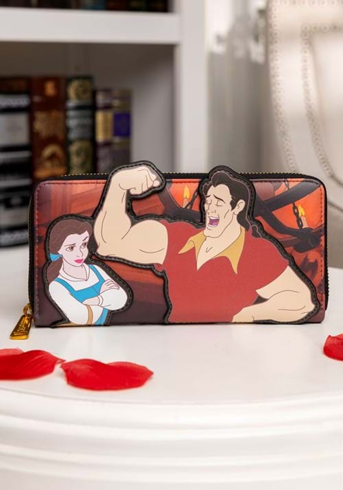 Loungefly Disney Villains Scene Gaston Ziparound Wallet