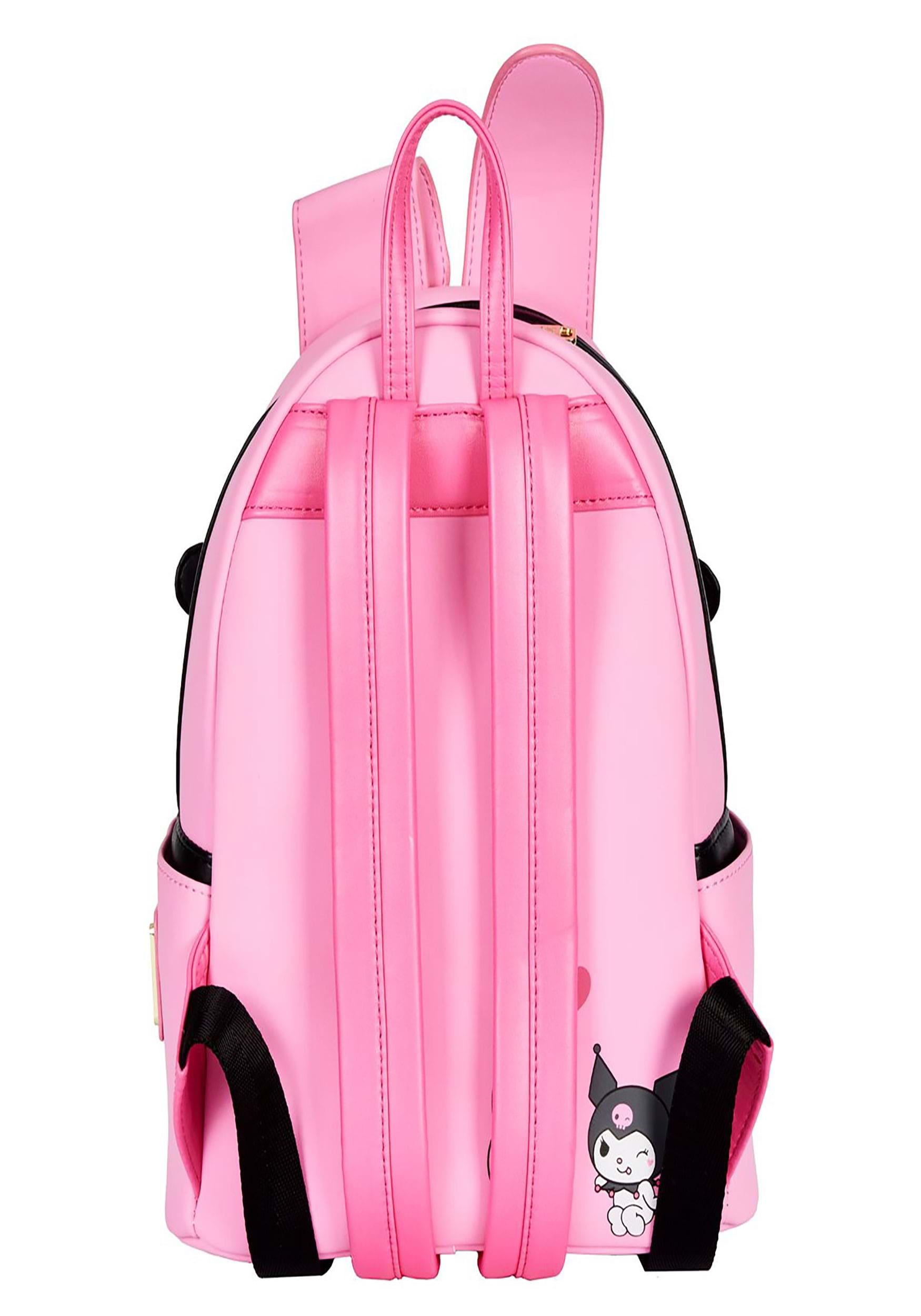 Sanrio My Melody Kuromi Double Pocket Loungefly Mini Backpack