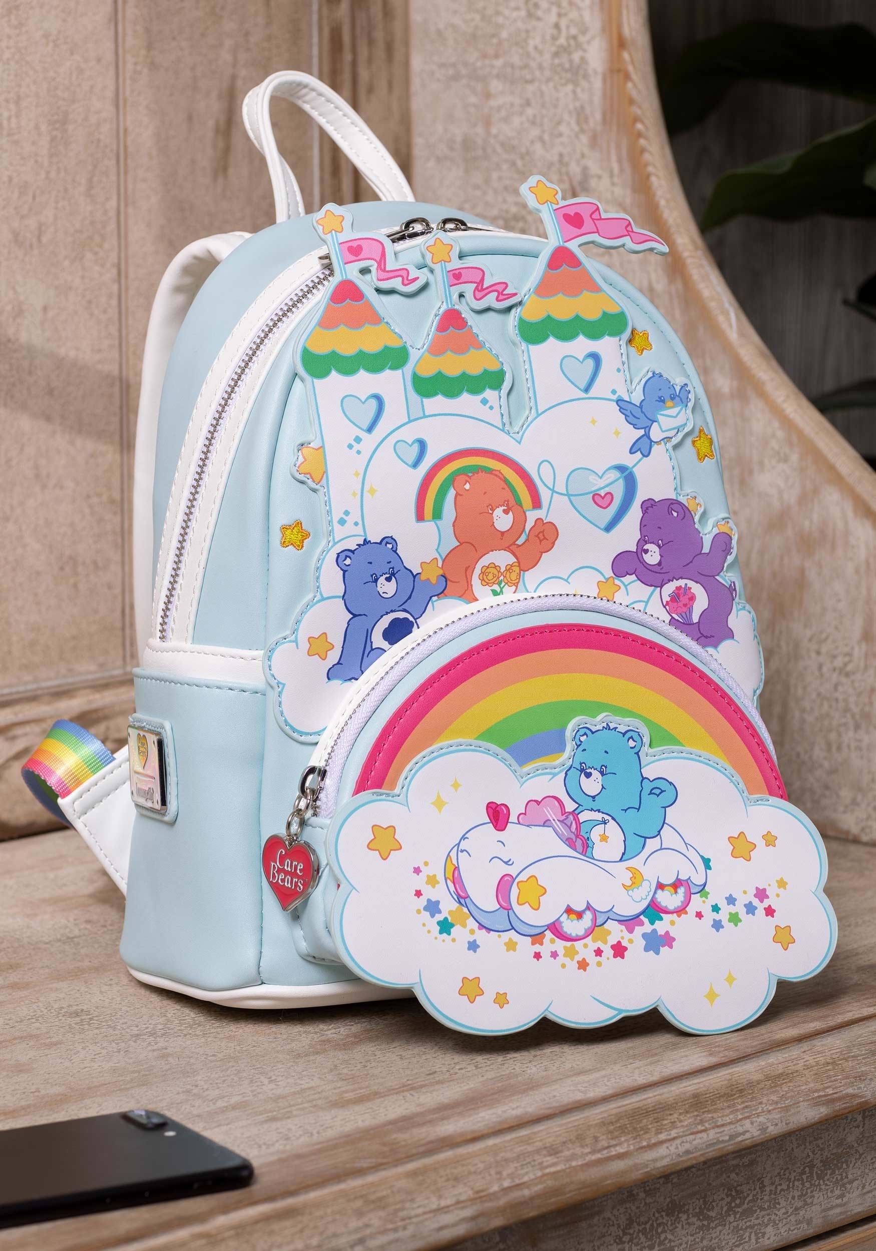 Care Bears Care-A-Lot Castle Loungefly Mini Backpack