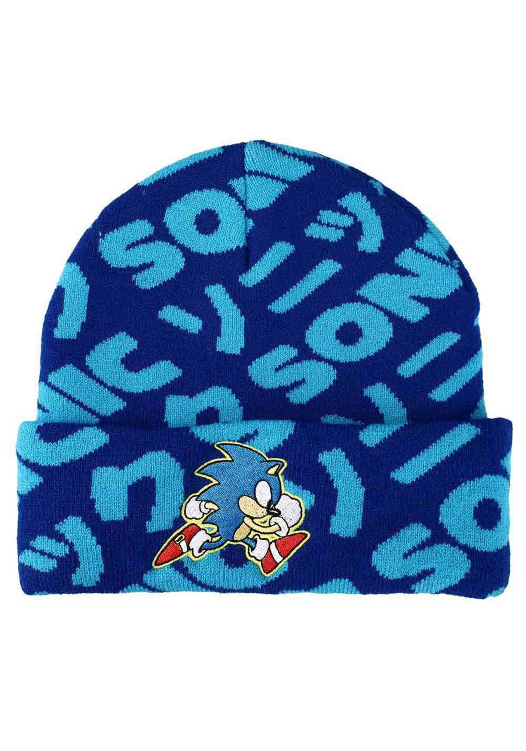Sonic The Hedgehog Name Beanie
