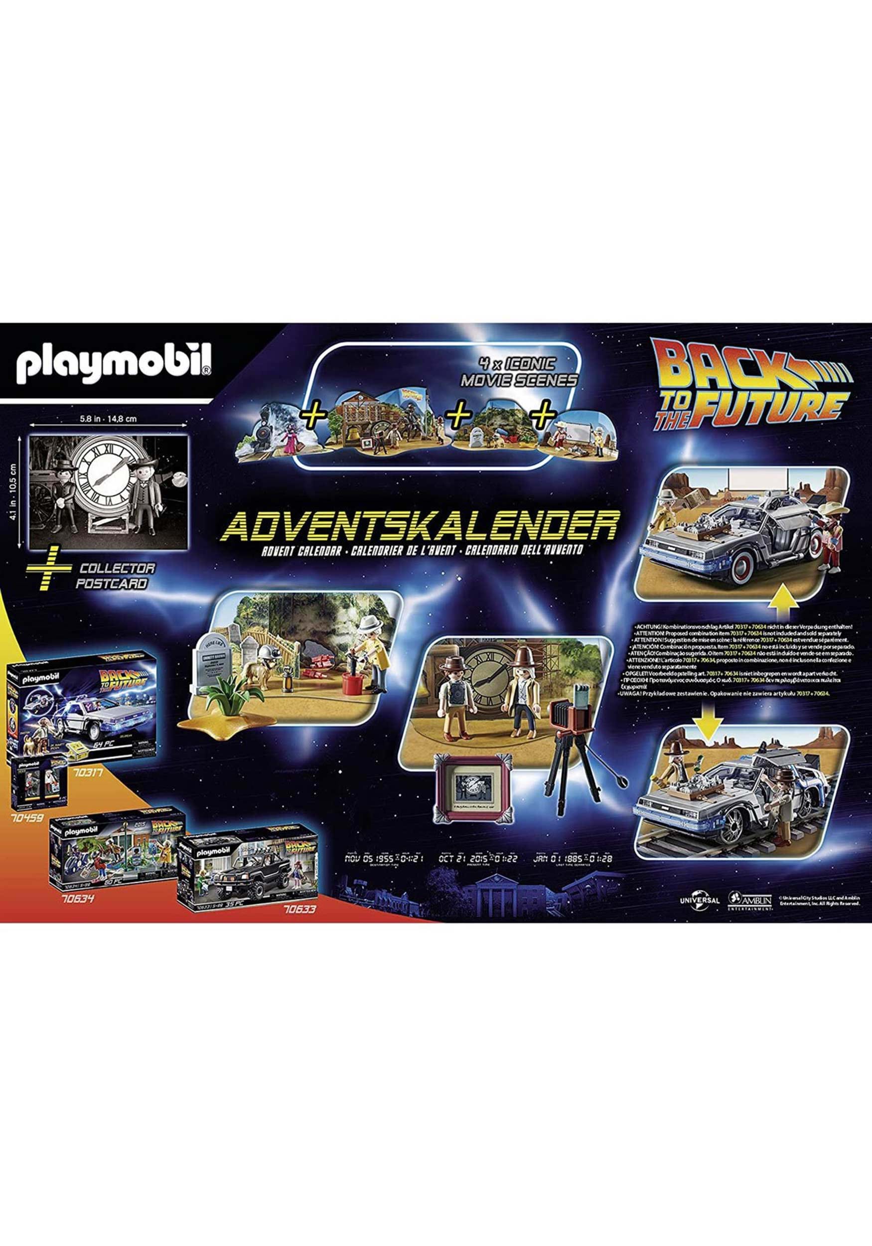 Back To The Future III Playmobil Advent Calendar , Back To The Future Gifts