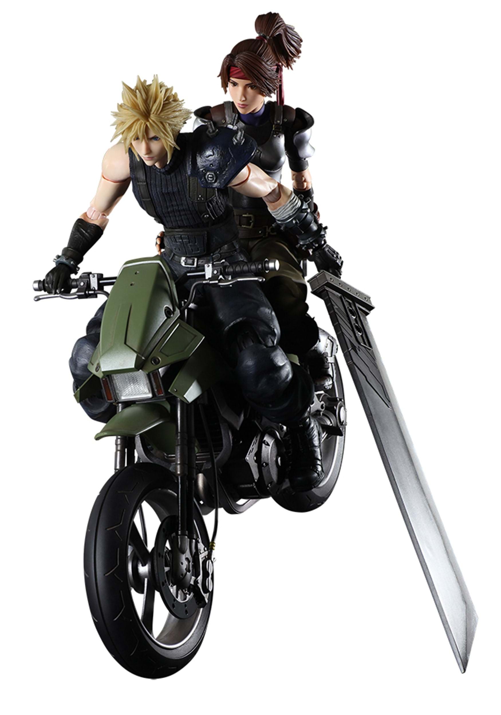Final Fantasy VIIR Jessie Cloud & Motorcycle Set from Play Arts Kai
