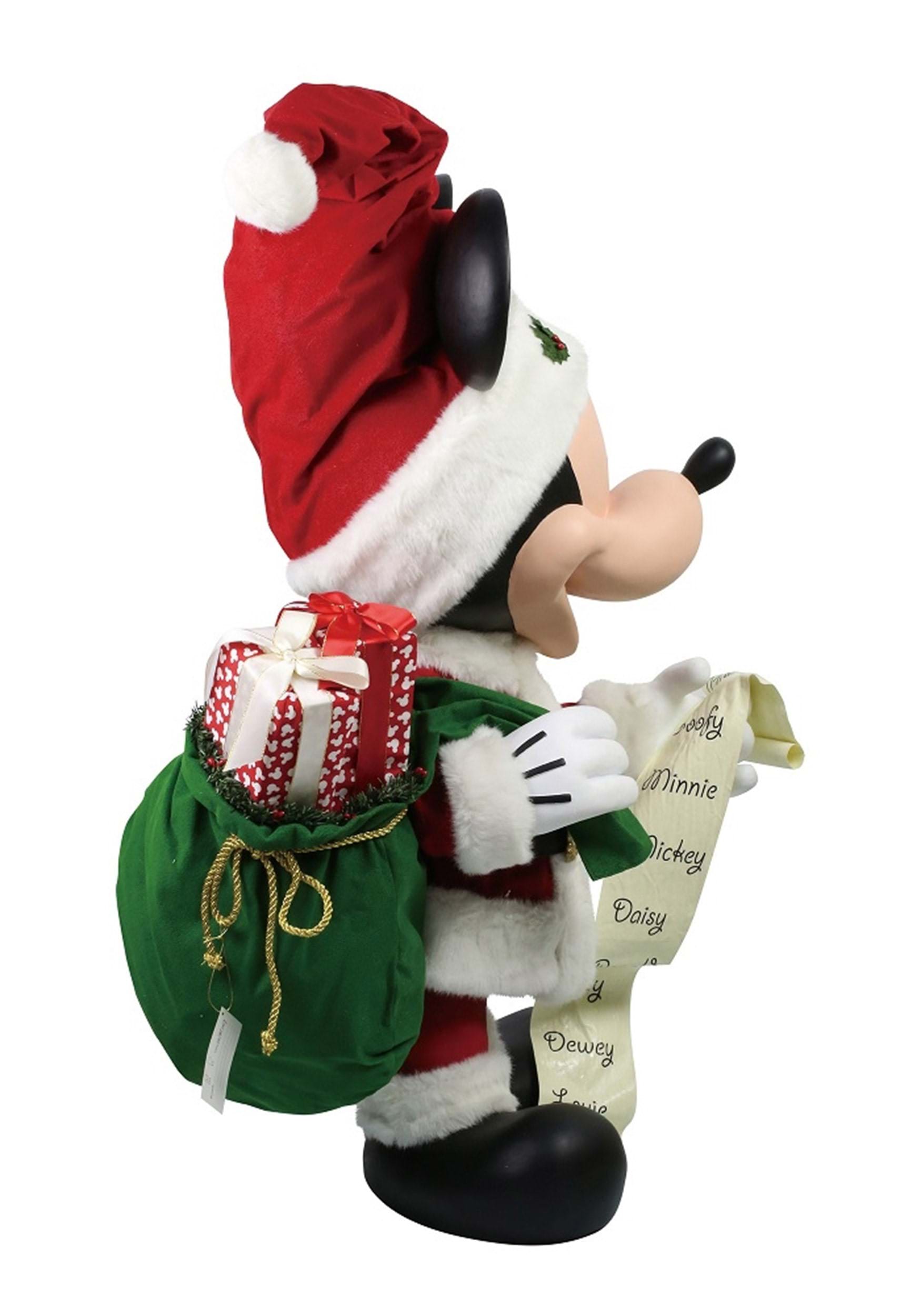 Department 56 Merry Mickey Mouse Santa Figure