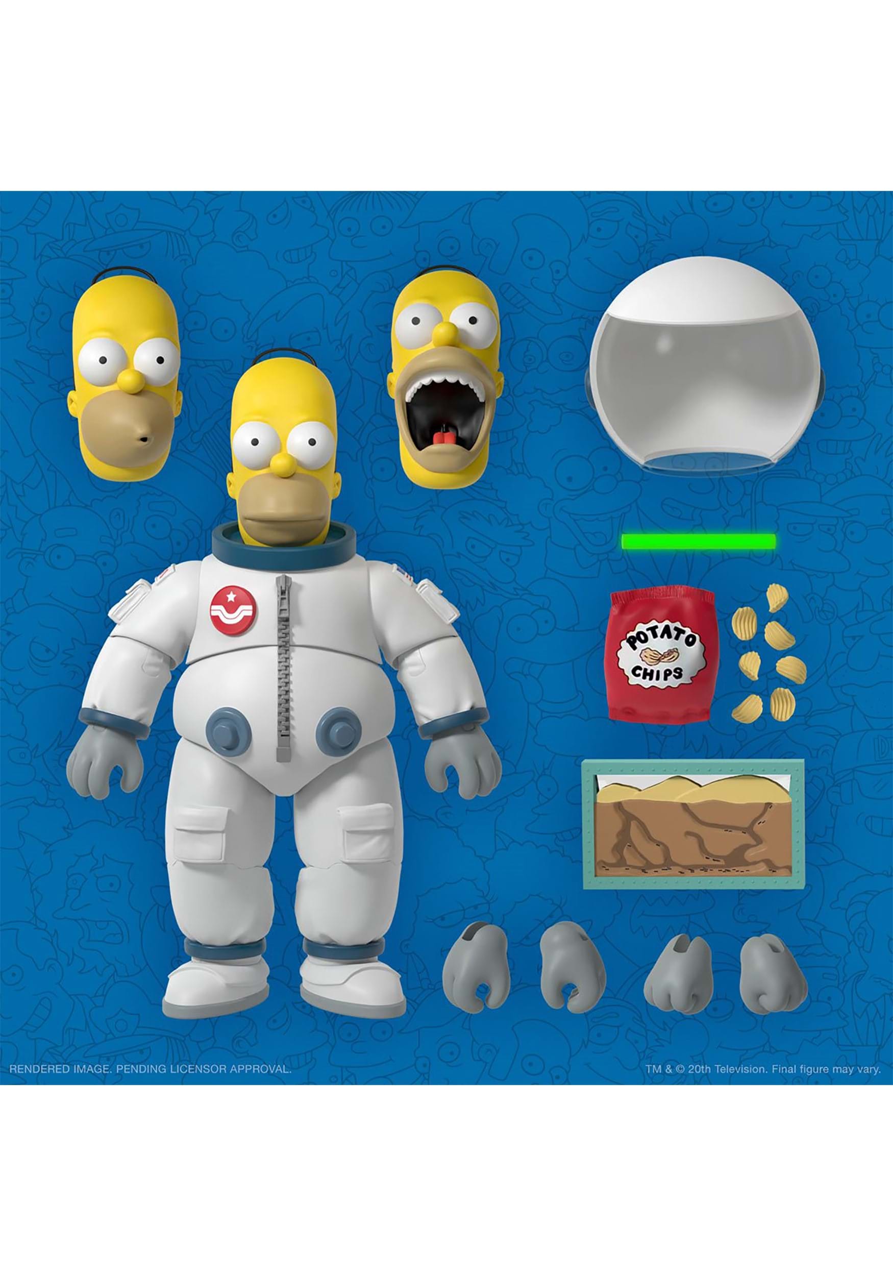 The Simpsons Ultimates Deep Space Homer 7-Inch Figure