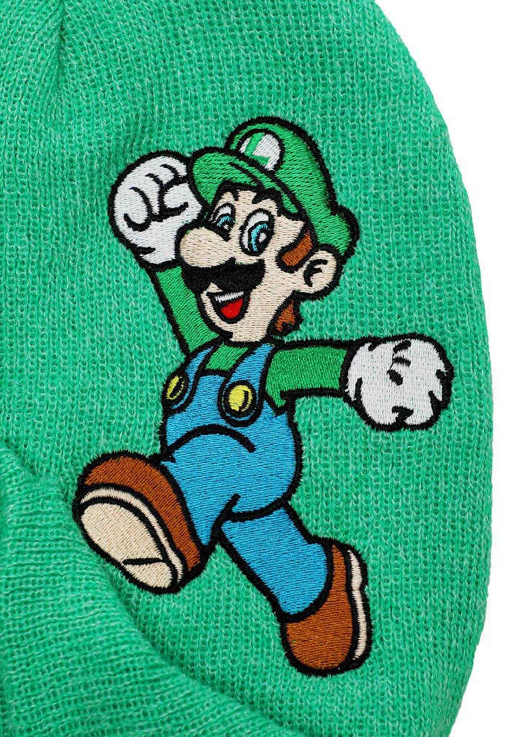 Luigi Peek-A-Boo Super Mario Beanie