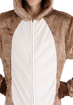 Plush Reindeer Adult Costume Alt 3