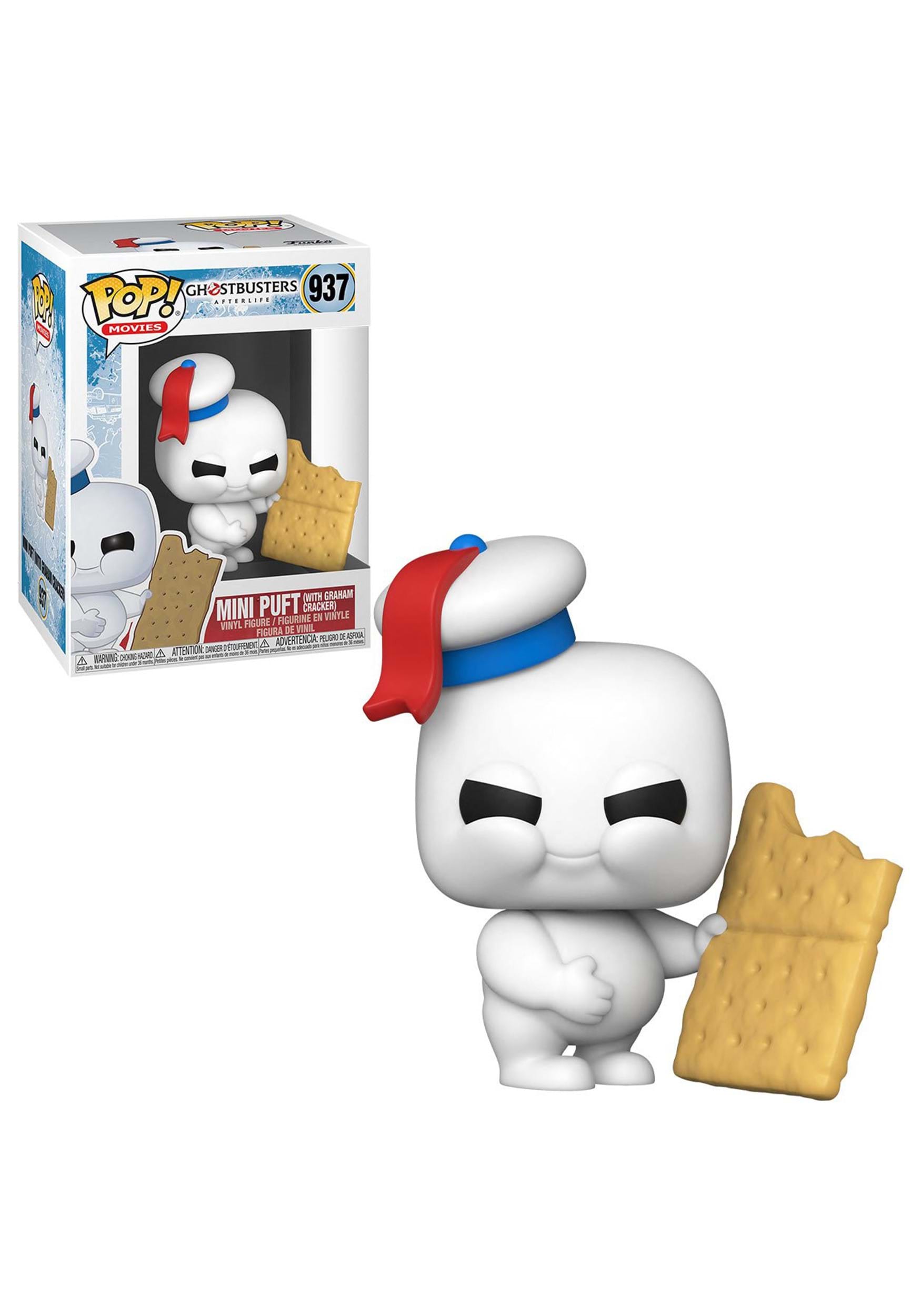 Funko POP! Movies: Ghostbusters: Afterlife- Mini Puft with Graham Cracker Figure