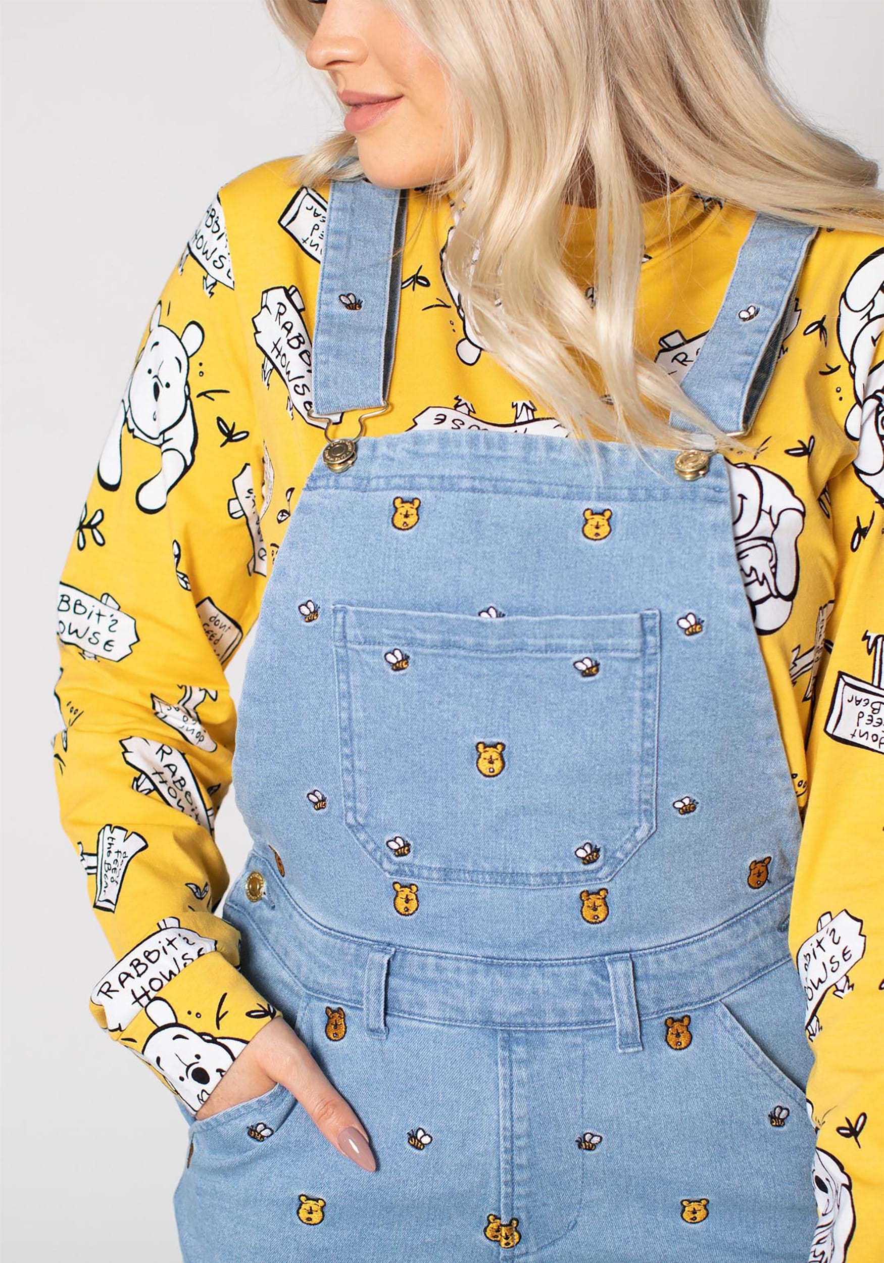 Winnie Jersey Dungarees - Simpsons of Cornwall