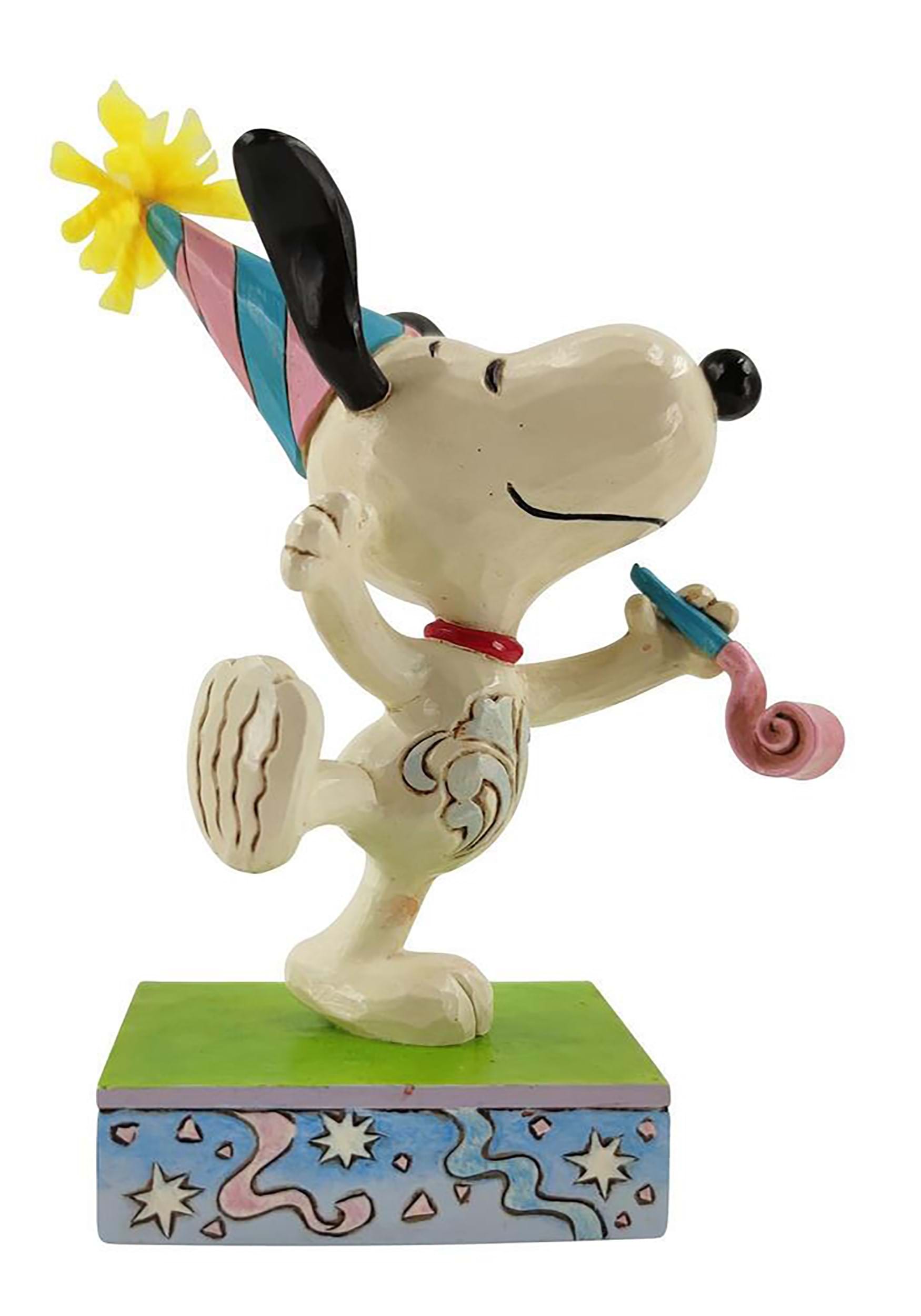 Jim Shore Snoopy Birthday Party Animal Collectible Statue