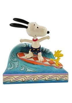 Jim Shore Snoopy & Woodstock Surfing Statue