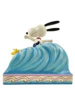 Jim Shore Snoopy & Woodstock Surfing Statue Alt 1