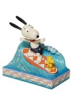 Jim Shore Snoopy & Woodstock Surfing Statue Alt 2