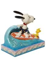 Jim Shore Snoopy & Woodstock Surfing Statue Alt 3