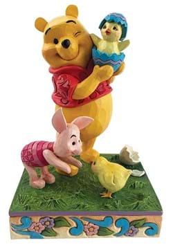 Jim Shore Winnie the Pooh & Piglet with Chick Statue