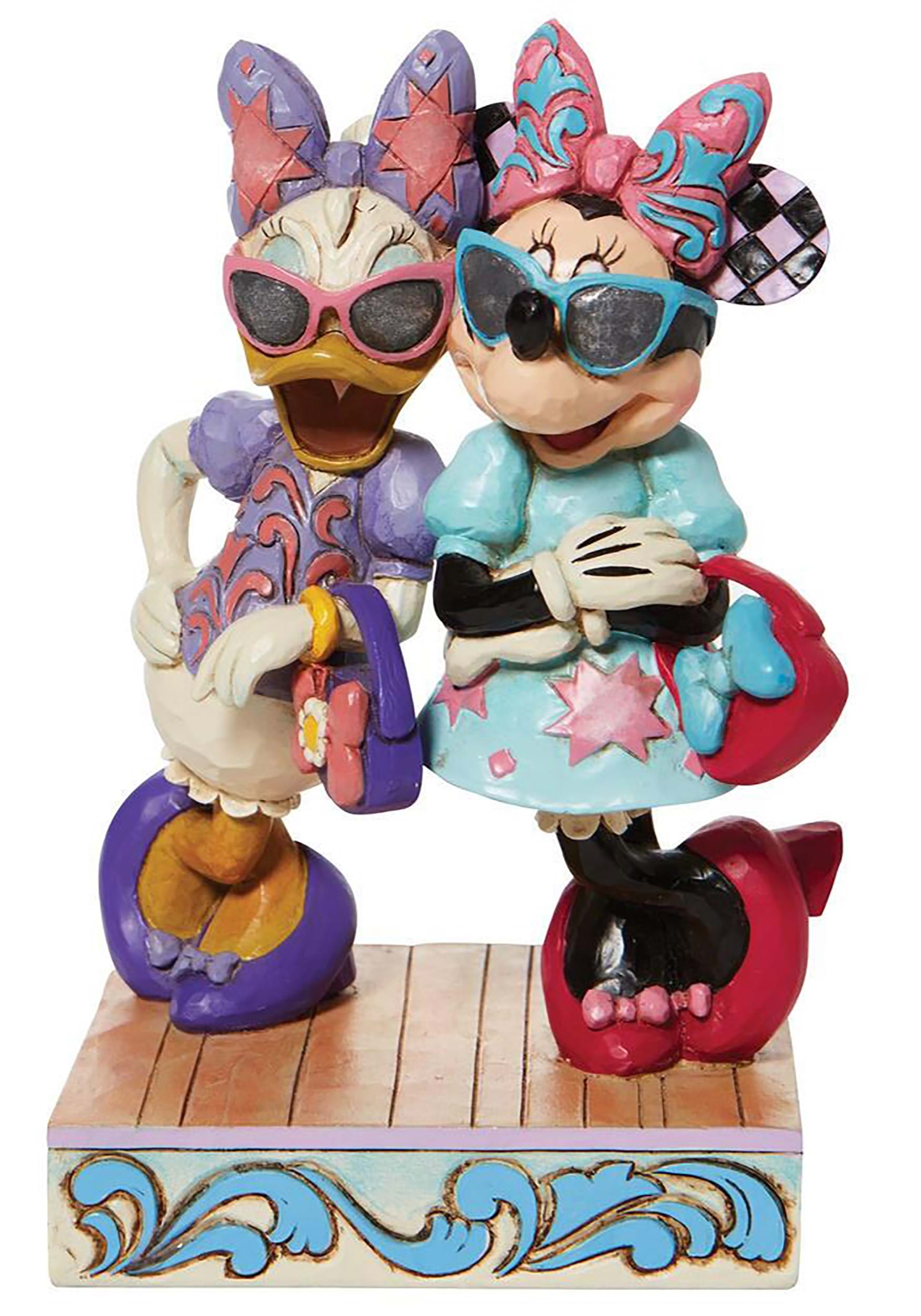 Jim Shore Minnie Mouse & Daisy Duck Fashionistas Statue