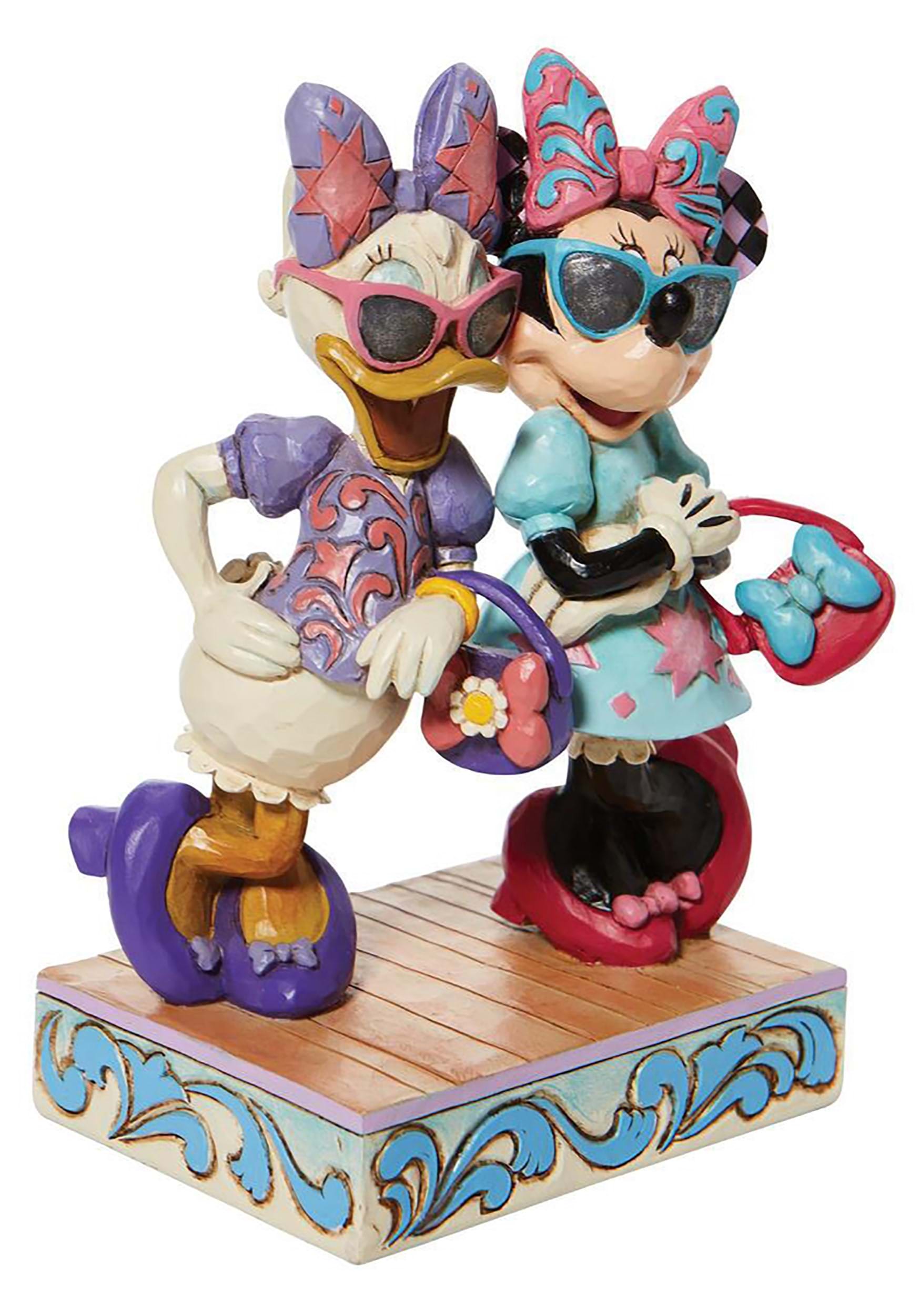 Jim Shore Minnie Mouse & Daisy Duck Fashionistas Statue