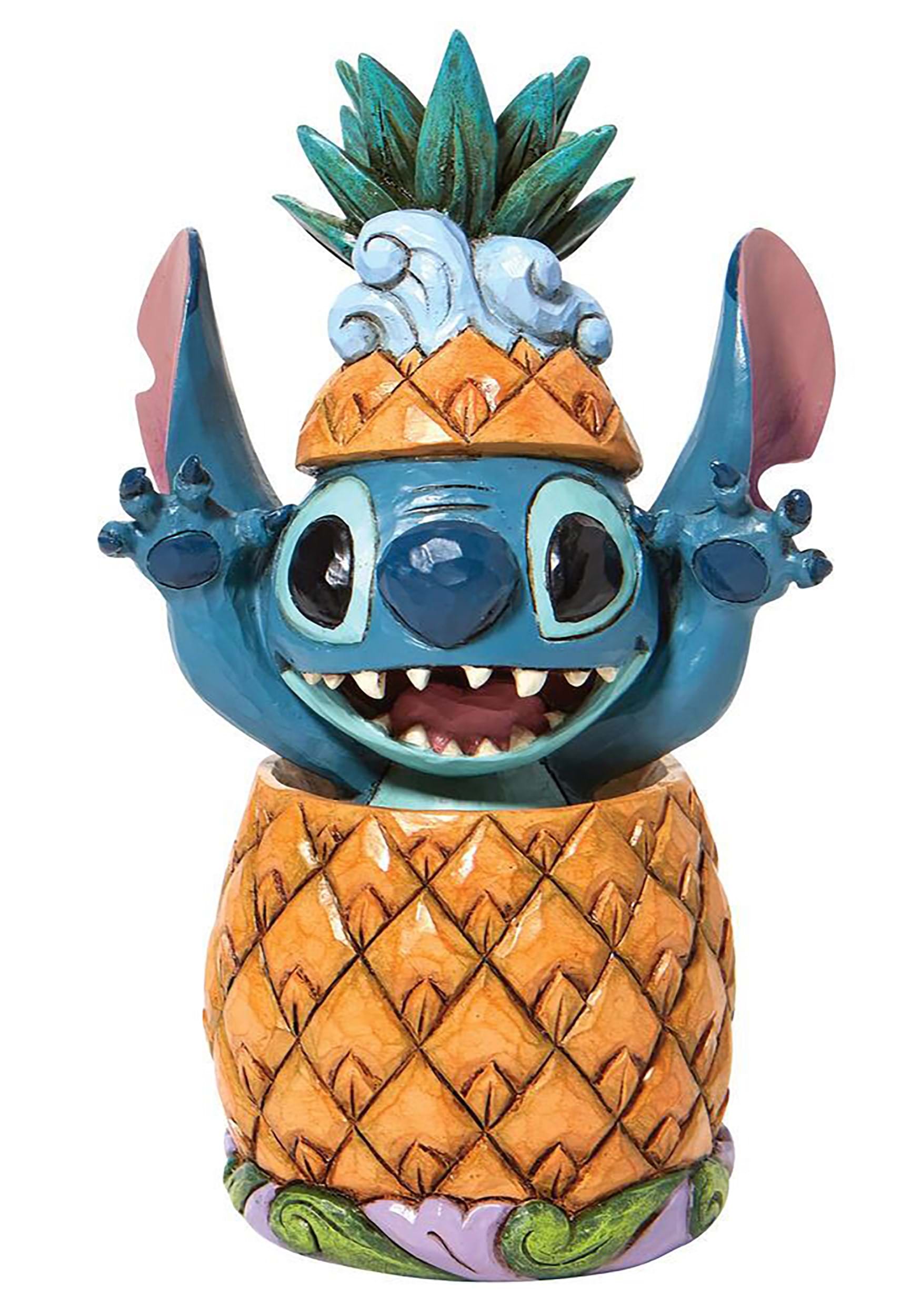 Lilo & Stitch Jim Shore Stitch in a Pineapple Statue