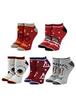 HARRY POTTER HOGWARTS 5 PAIR ANKLE SOCKS Alt 7