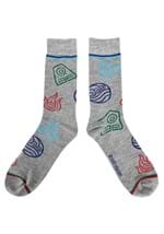 AVATAR LAST AIRBENDER MIXED ART 5 PAIR CREW SOCKS Alt 2