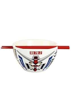 Mobile Suit Gundam Ceramic Bowl with Chopsticks