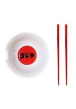 GODZILLA CERAMIC BOWL WITH CHOPSTICKS Alt 2