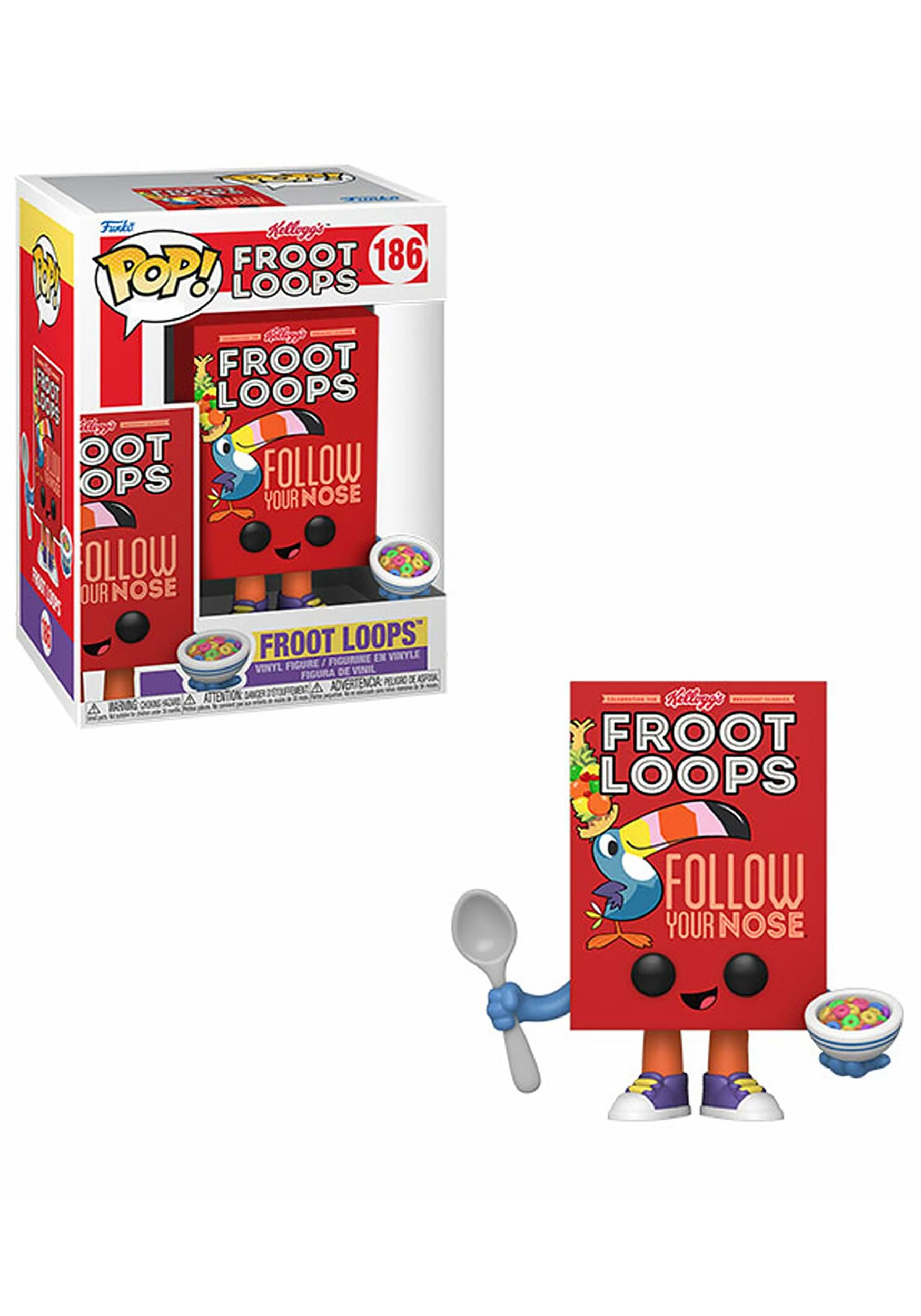 Funko POP! Vinyl: Kelloggs- Froot Loops Cereal Box Figure