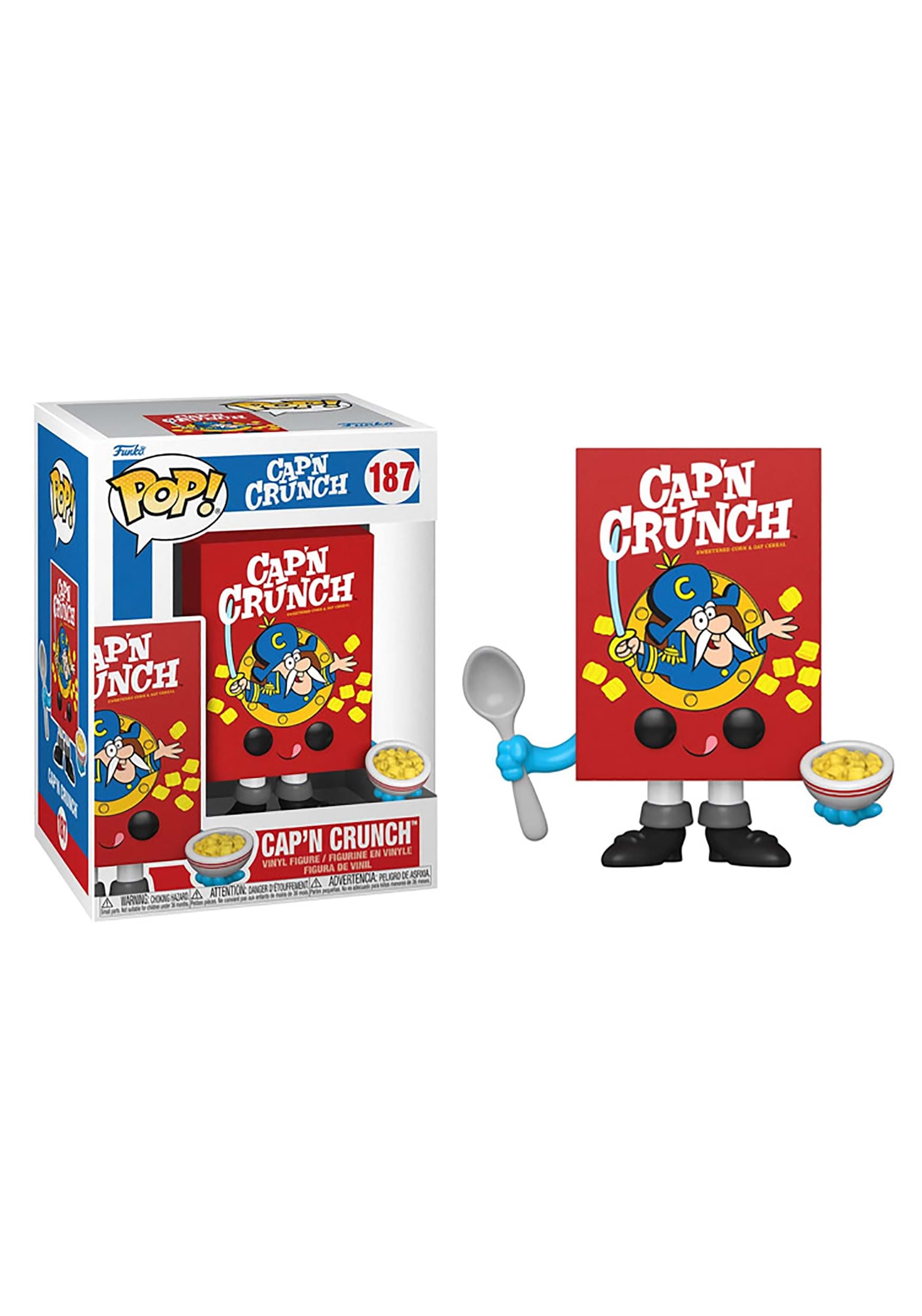Funko POP! Vinyl: Quaker- CapN Crunch Cereal Box Figure
