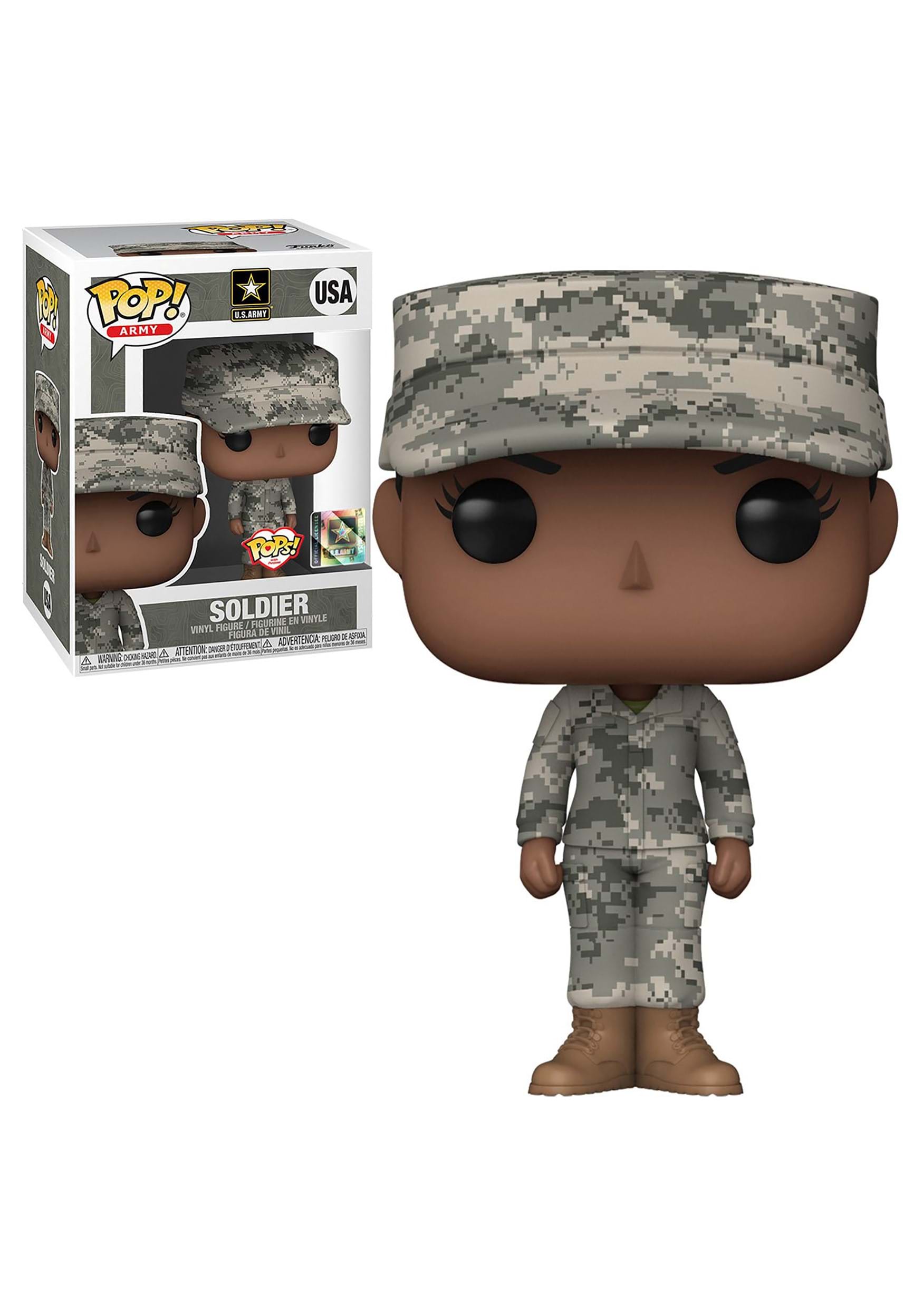 Funko POP! Military: Army Female 1 - Combat Uniform Figure