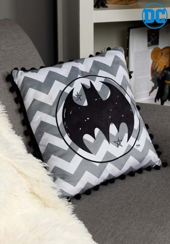 Batman Logo Pom Pom Pillow