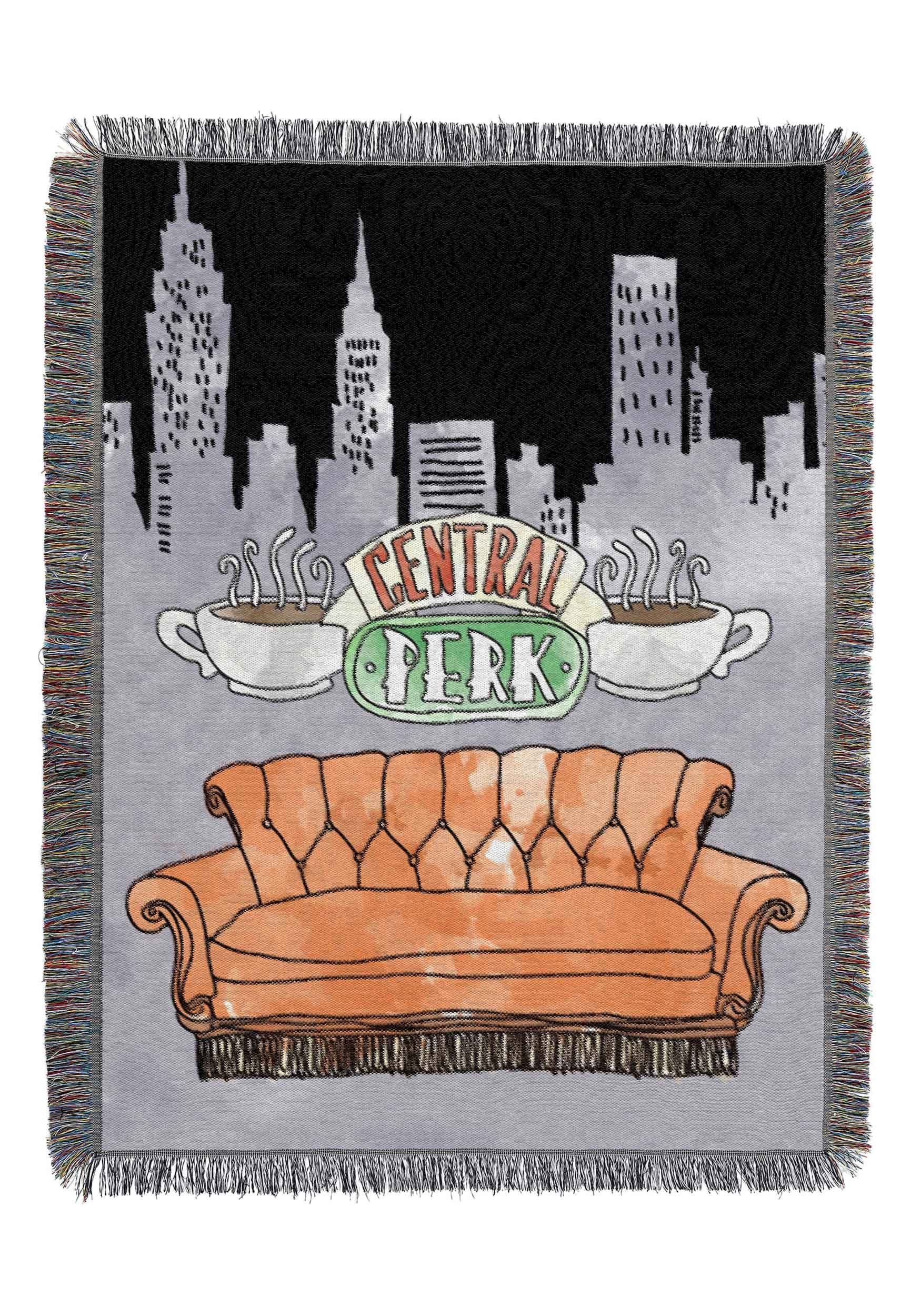 Friends Best City Central Perk Tapestry Throw