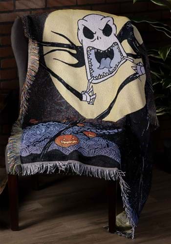 Nightmare Before Christmas Wicked Paint Tapestry Throw