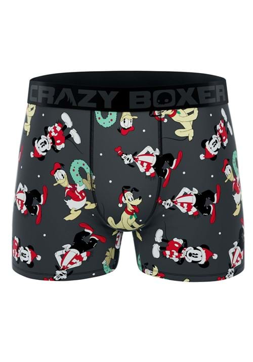 Mens Disney Mickey and Pals XMAS Boxer Briefs