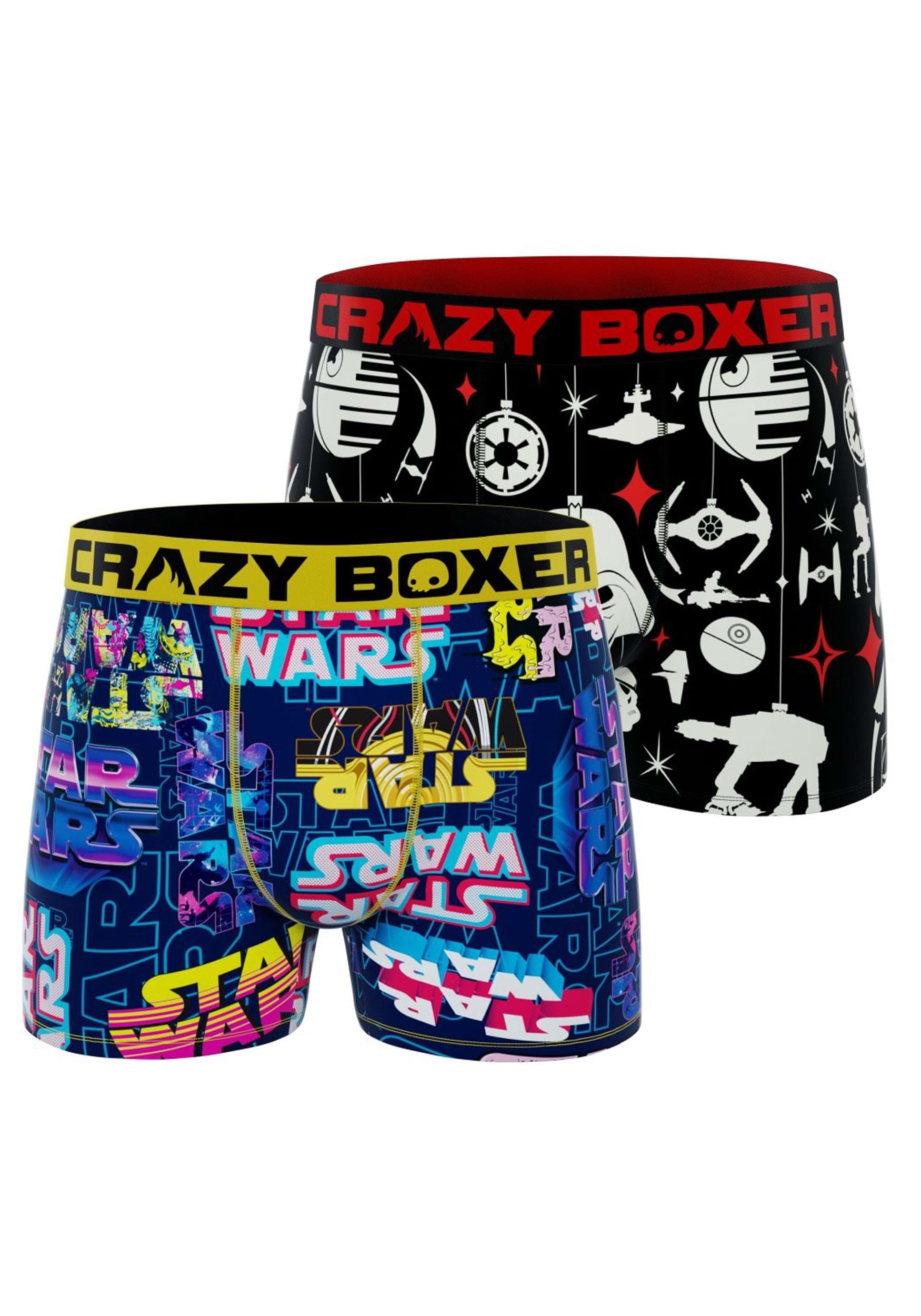 2 Pack Christmas Star Wars Mens Boxer Briefs
